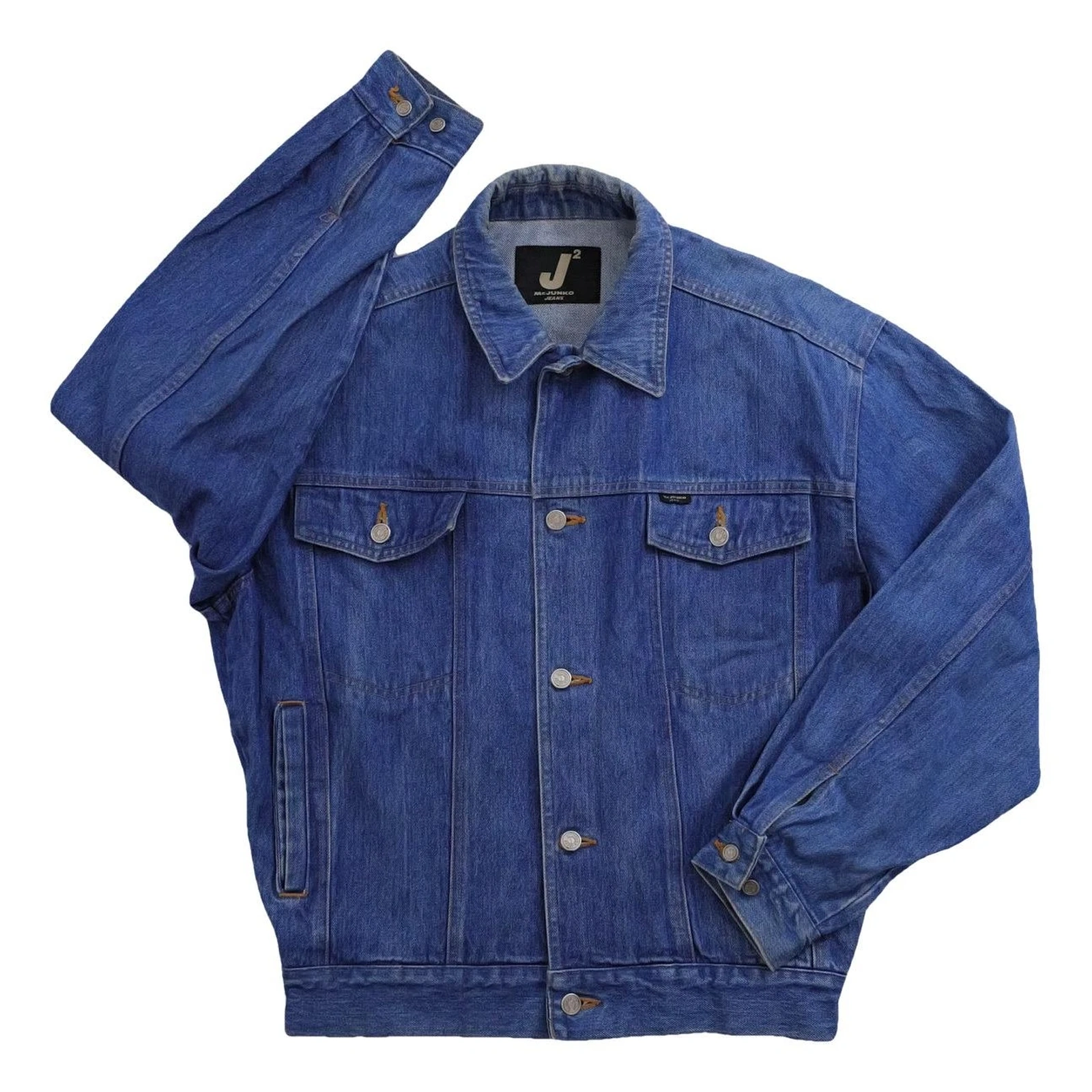 JUNKO KOSHINO Blouson Bleu vintage, passéist — photo 1
