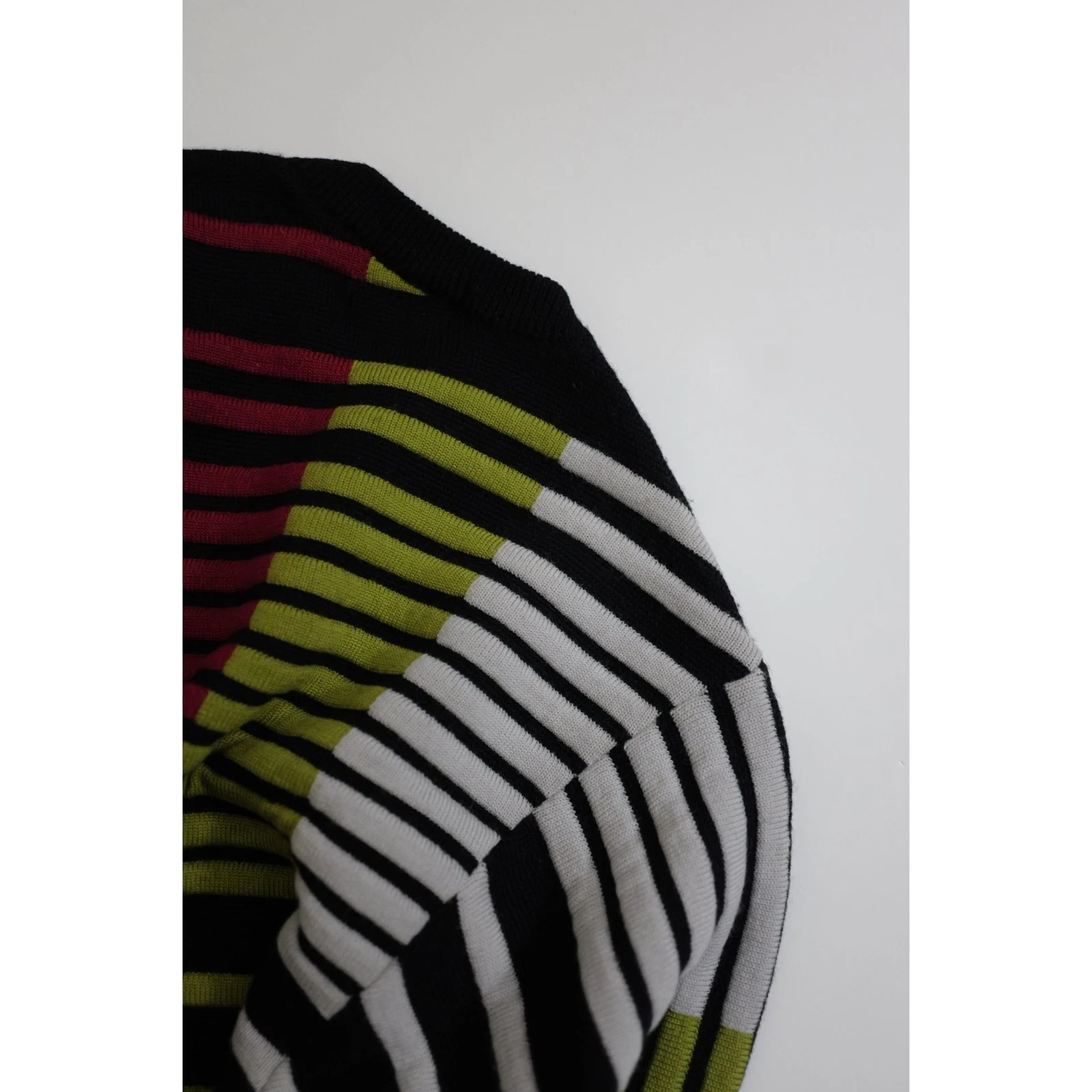 JUNKO KOSHINO Pull en laine Multicolore vintage, passéist — photo 13