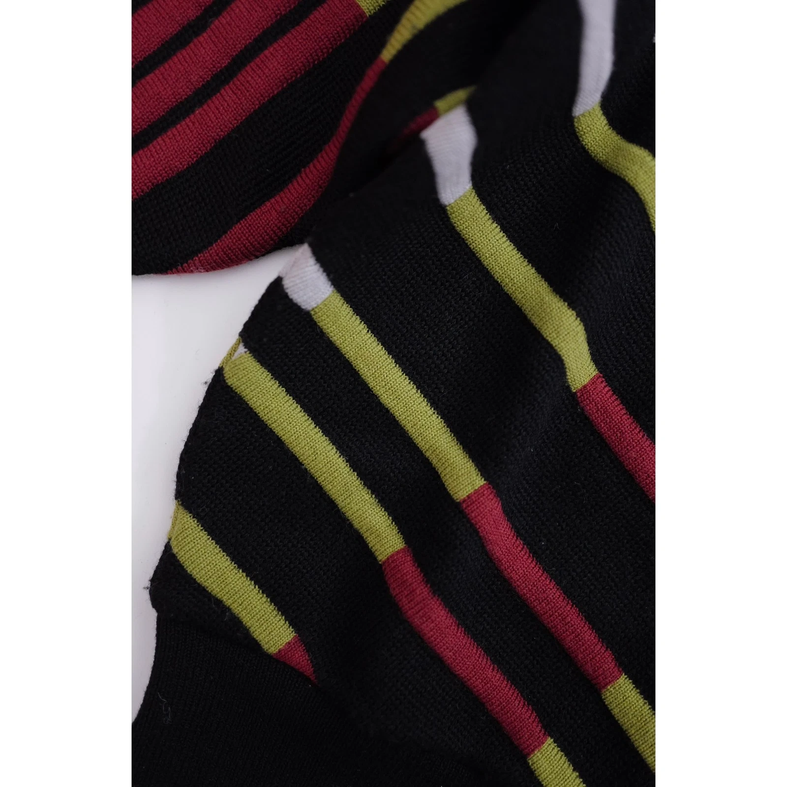JUNKO KOSHINO Pull en laine Multicolore vintage, passéist — photo 7