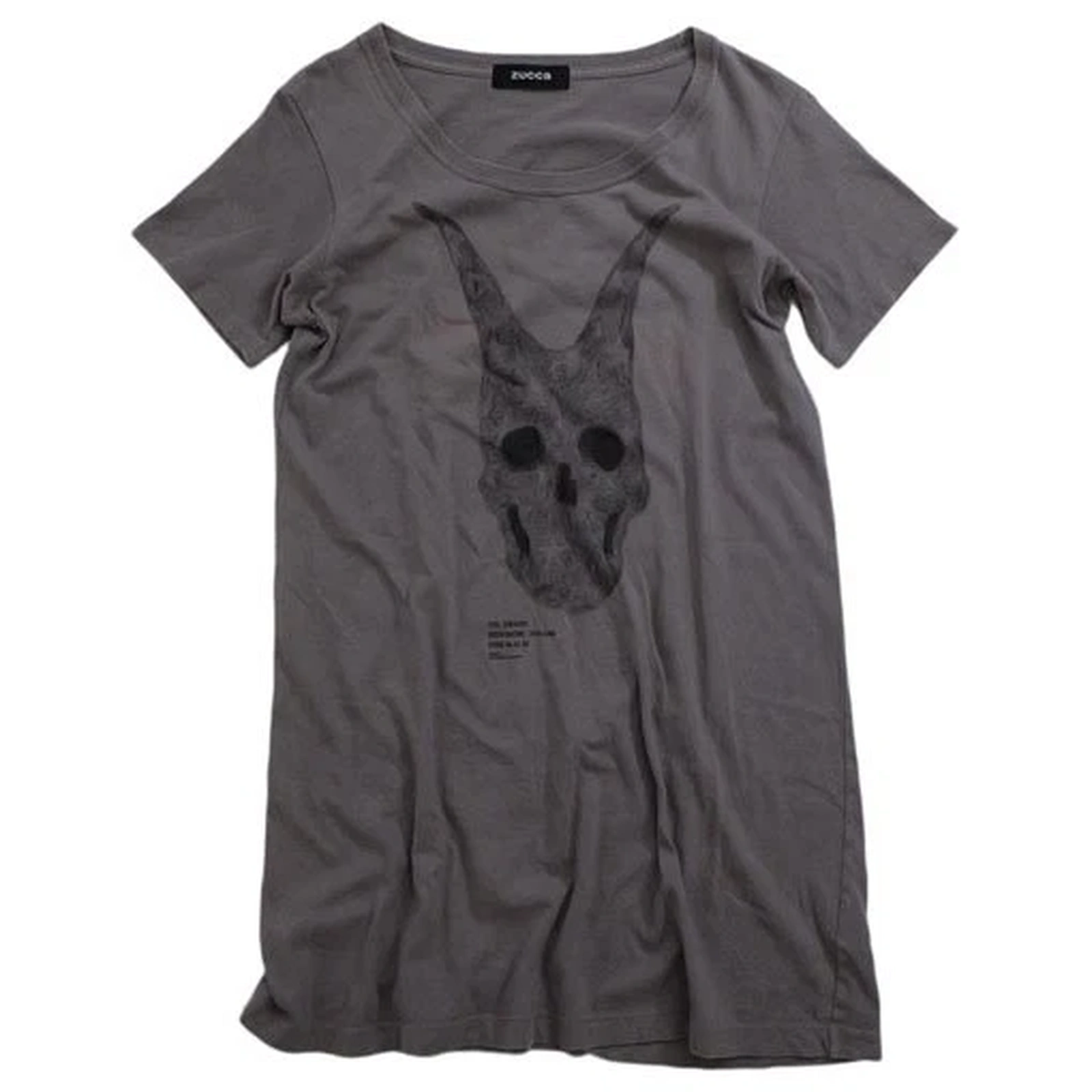 ZUCCA Tee shirt Gris vintage, passéist — photo 1