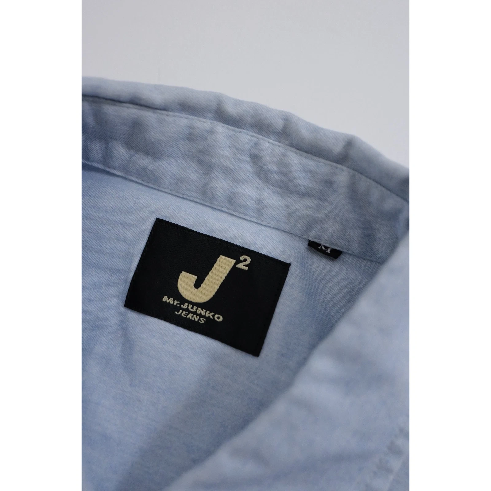 JUNKO KOSHINO Chemise Bleu vintage, passéist — photo 6