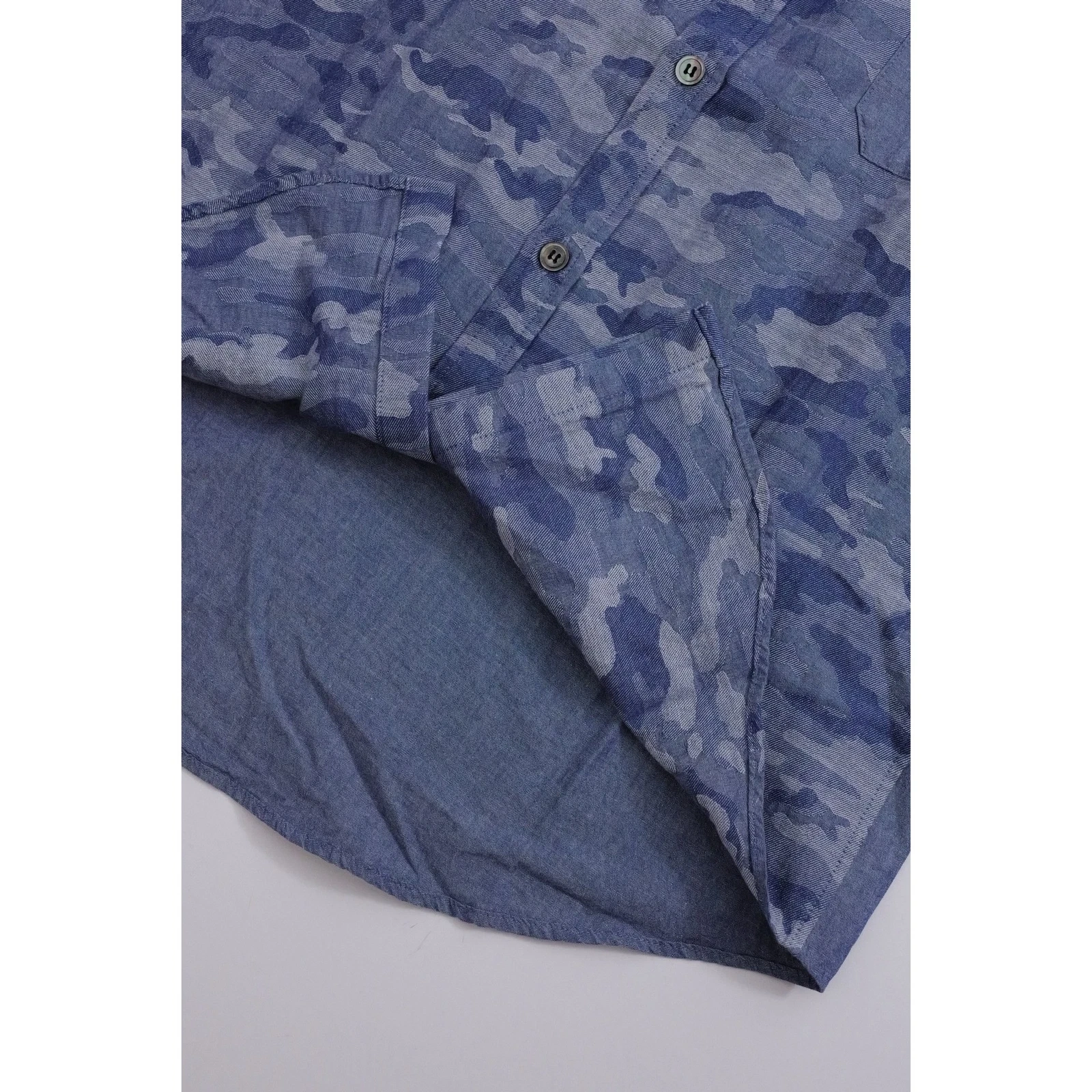 YOHJI YAMAMOTO Chemise Bleu vintage, passéist — photo 12
