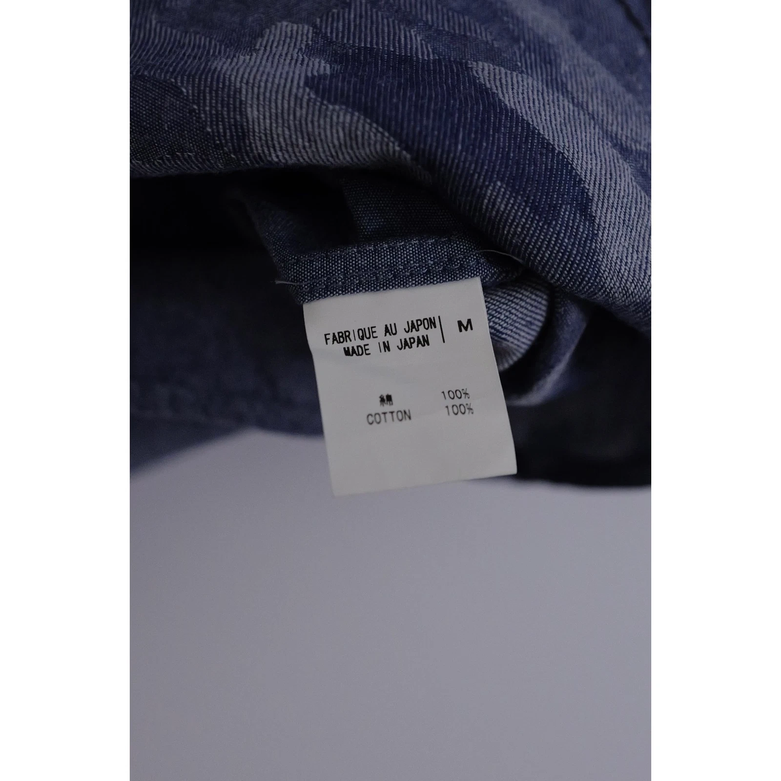 YOHJI YAMAMOTO Chemise Bleu vintage, passéist — photo 13