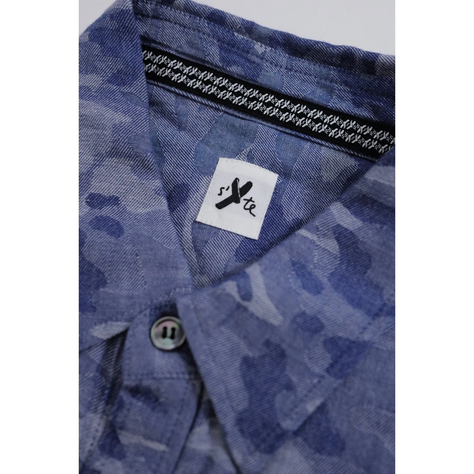 YOHJI YAMAMOTO Chemise Bleu vintage, passéist — photo 6