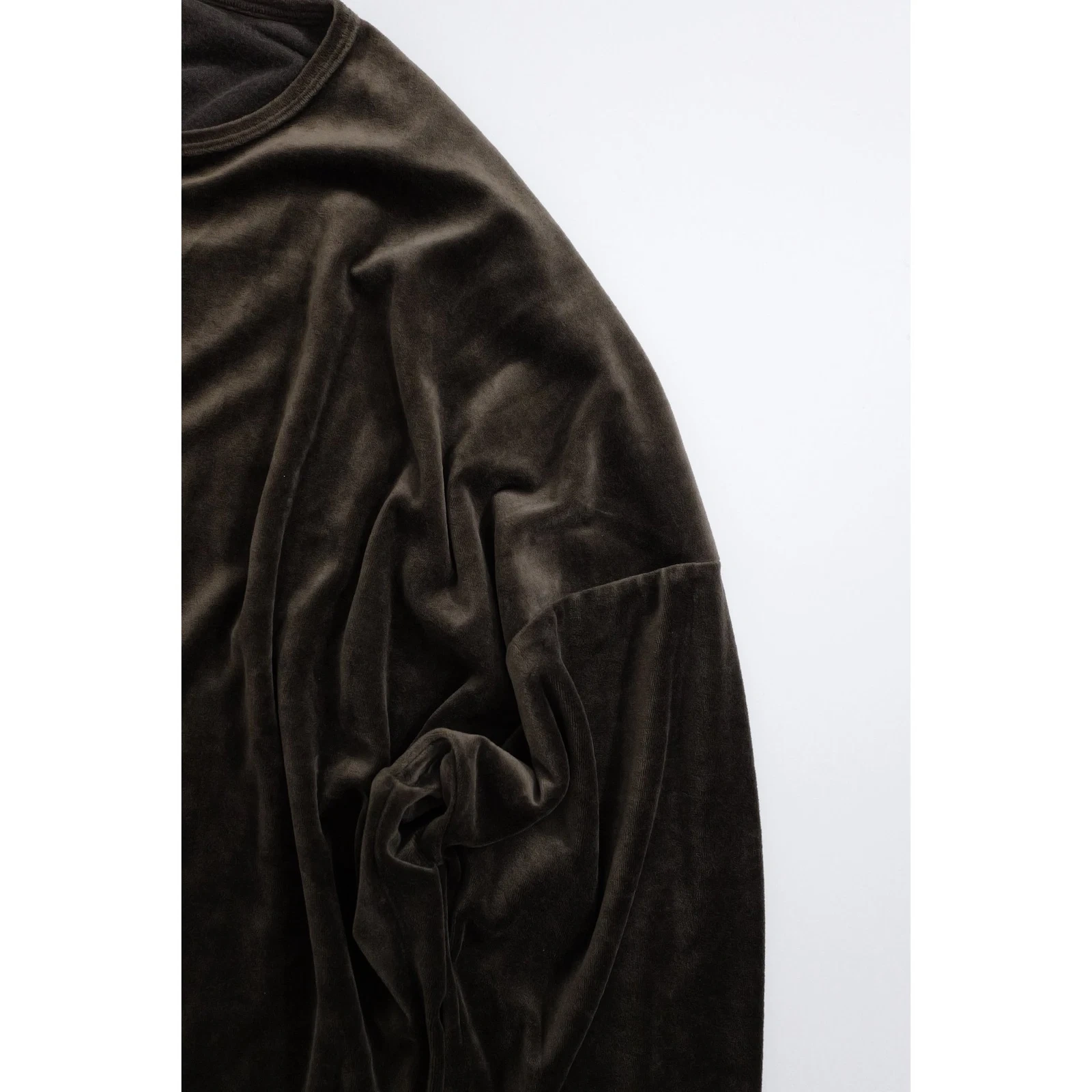 YOHJI YAMAMOTO Sweat Marron vintage, passéist — photo 3