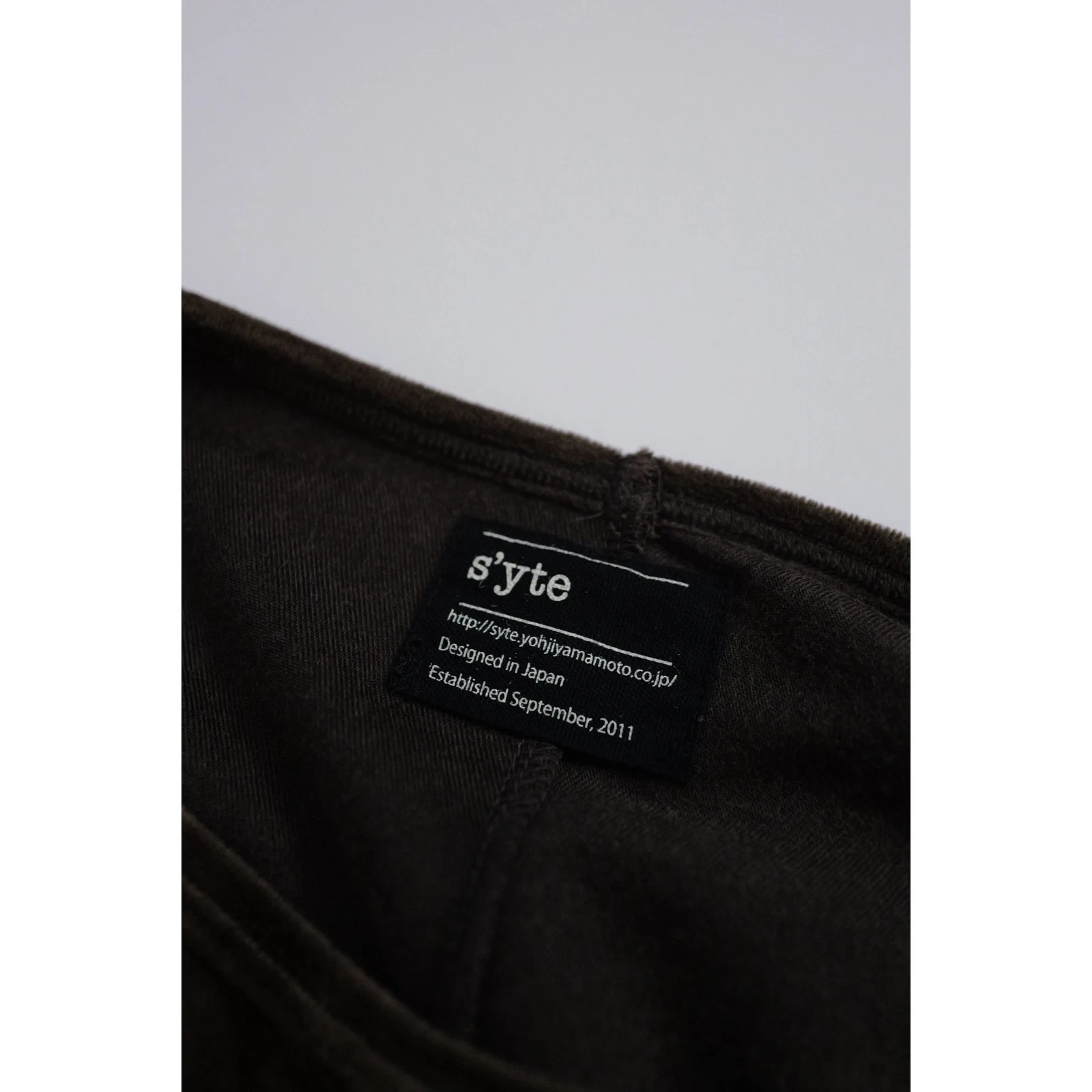YOHJI YAMAMOTO Sweat Marron vintage, passéist — photo 10