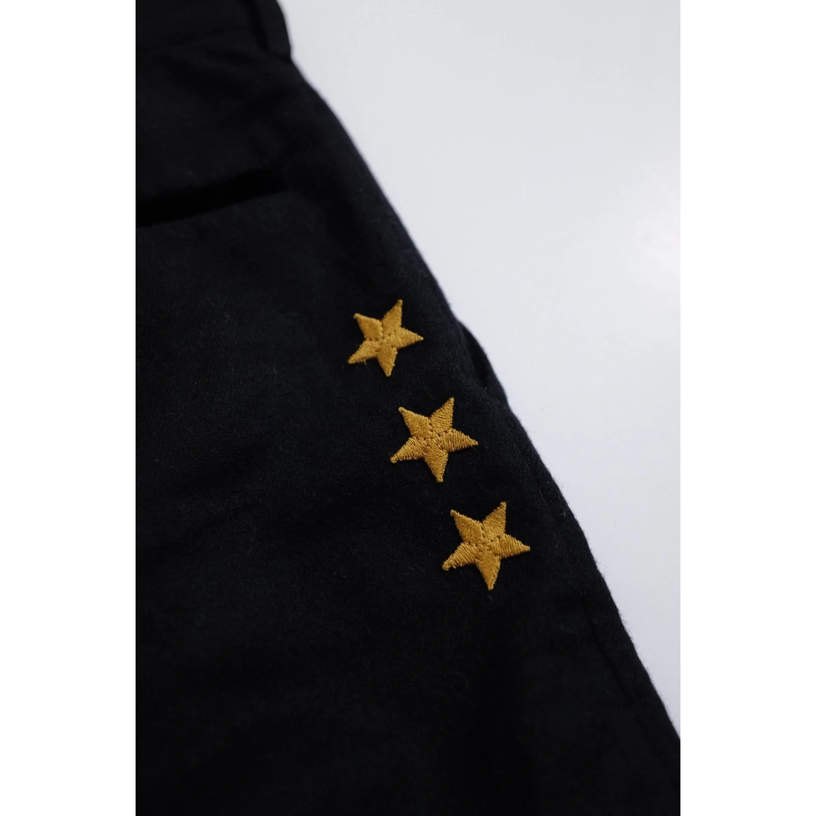 YOHJI YAMAMOTO Pantalon carotte en laine Noir vintage, passéist — photo 12