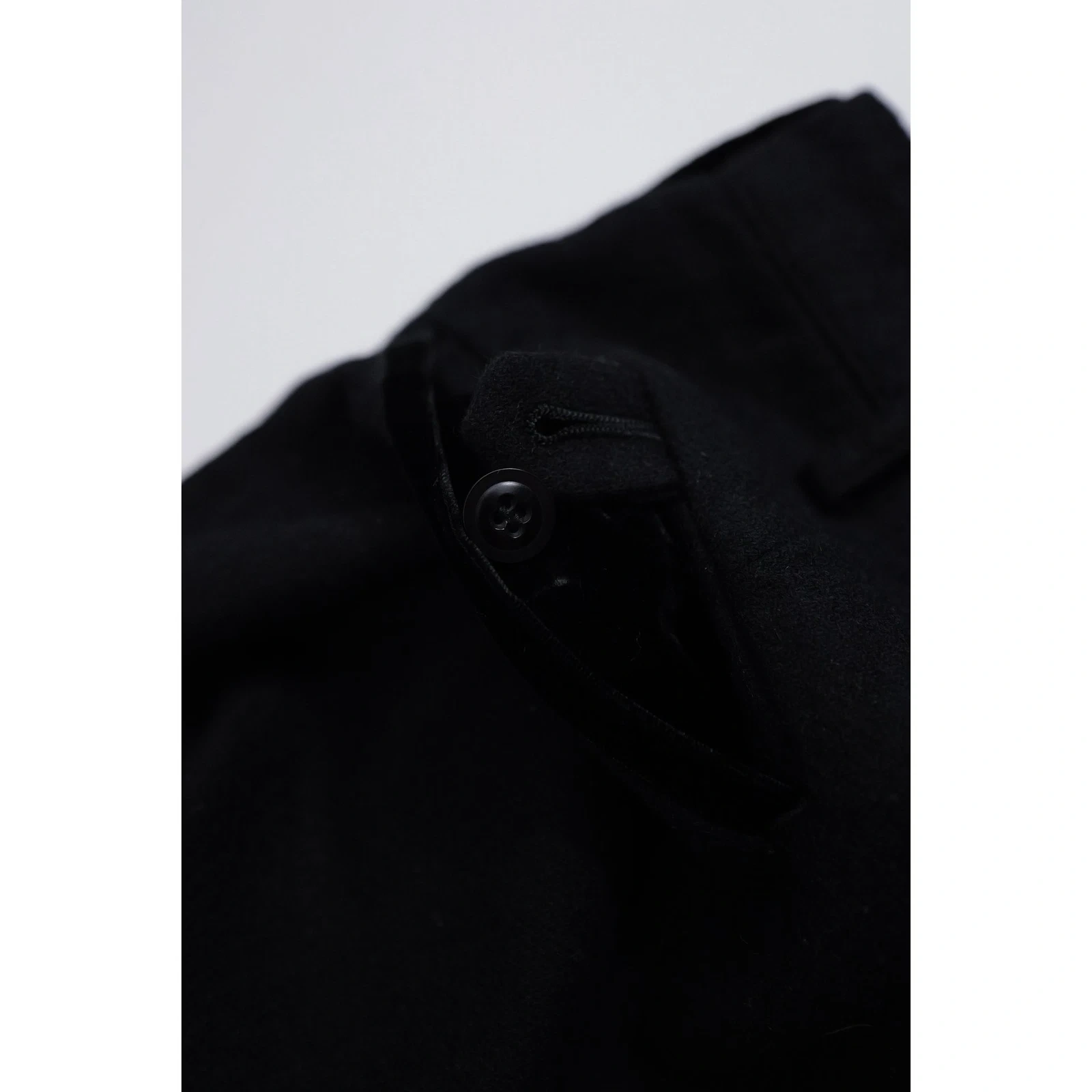 YOHJI YAMAMOTO Pantalon carotte en laine Noir vintage, passéist — photo 14
