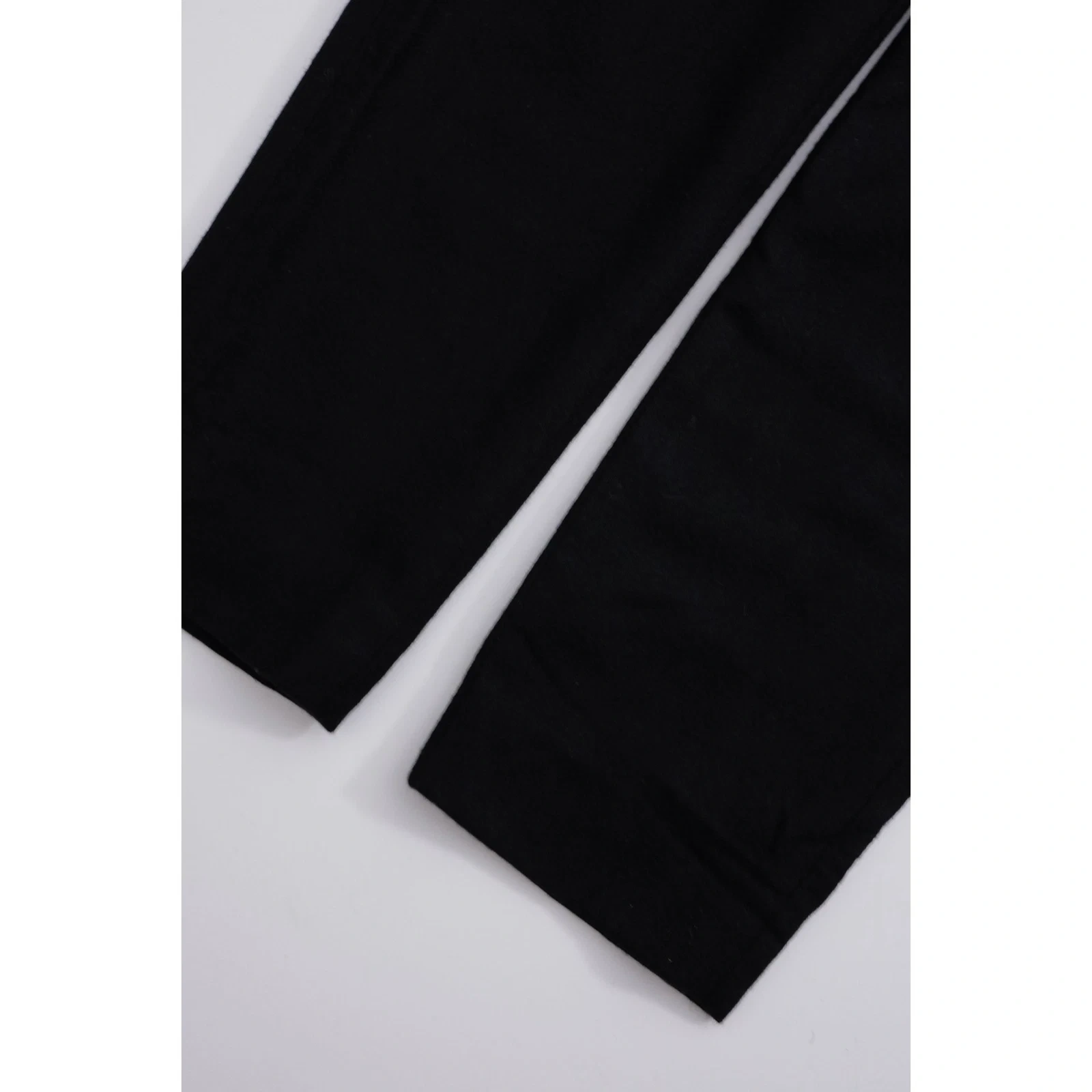 YOHJI YAMAMOTO Pantalon carotte en laine Noir vintage, passéist — photo 4
