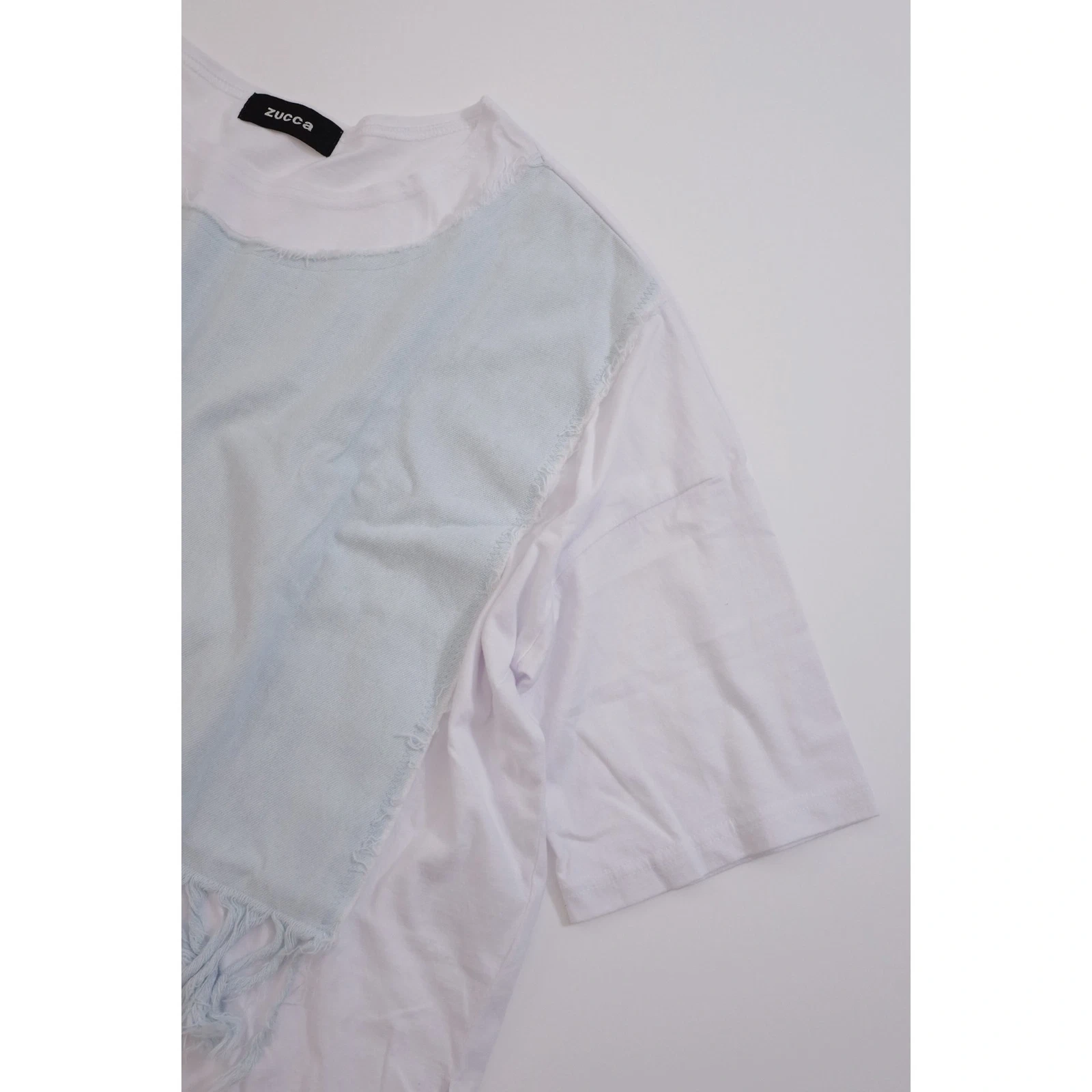 ZUCCA Tee shirt Blanc vintage, passéist — photo 2