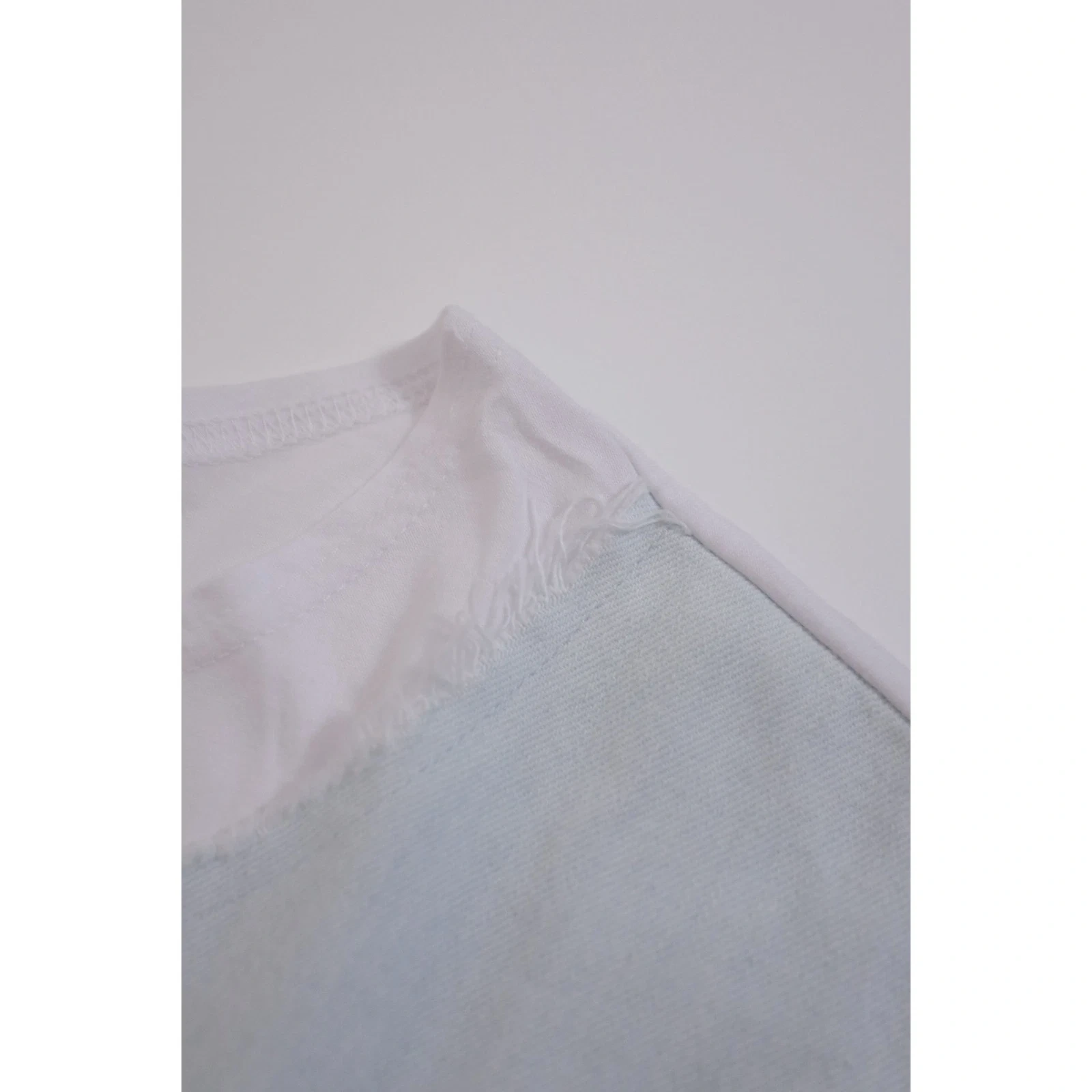 ZUCCA Tee shirt Blanc vintage, passéist — photo 11