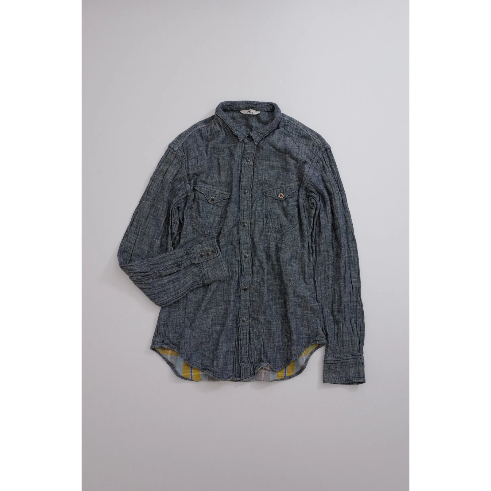 45RPM Chemise Bleu vintage, passéist — photo 2
