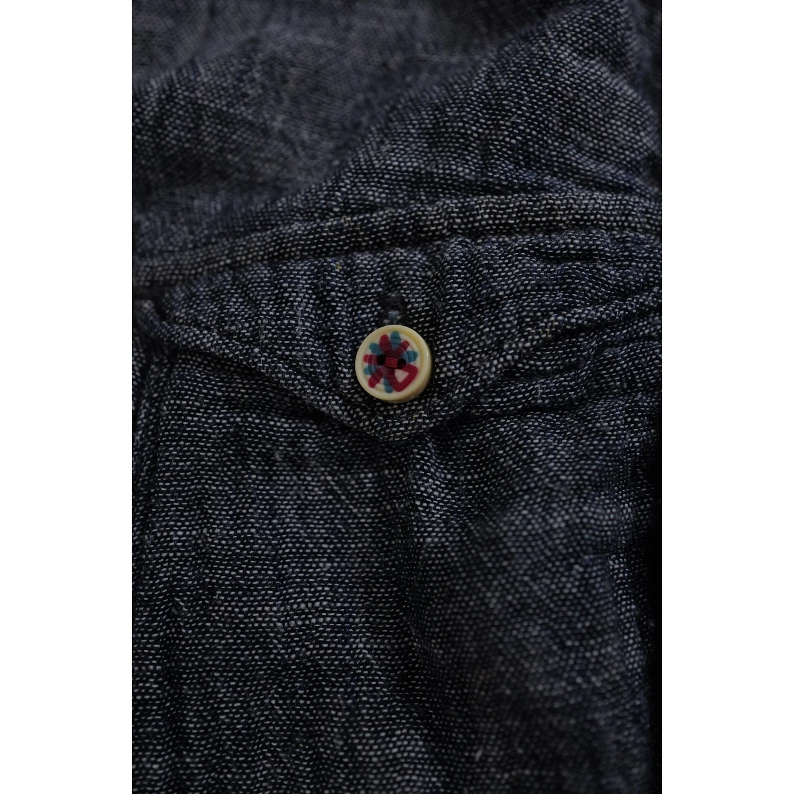 45RPM Chemise Bleu vintage, passéist — photo 8