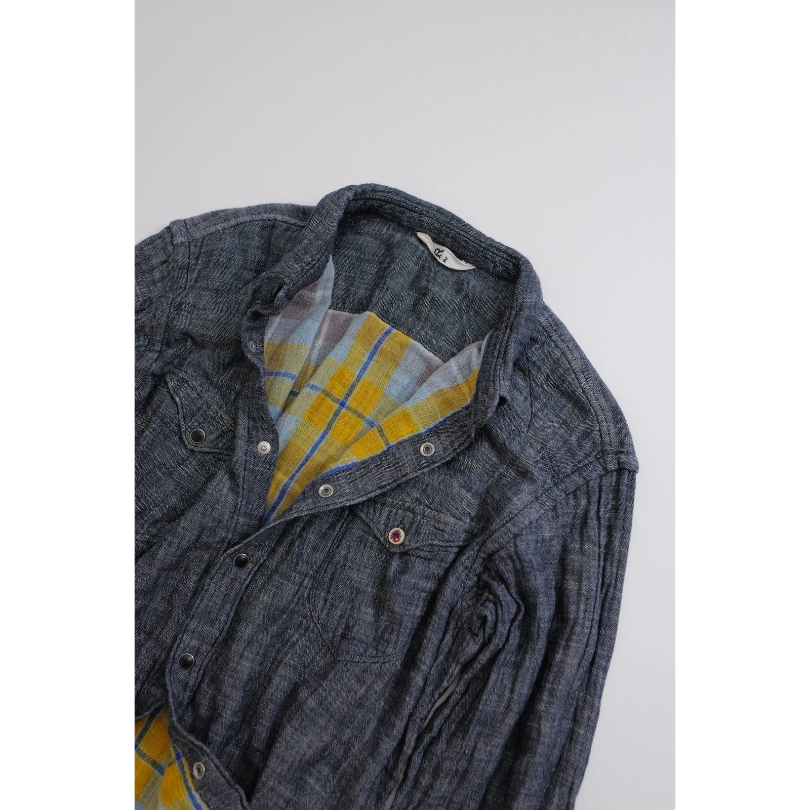 45RPM Chemise Bleu vintage, passéist — photo 9