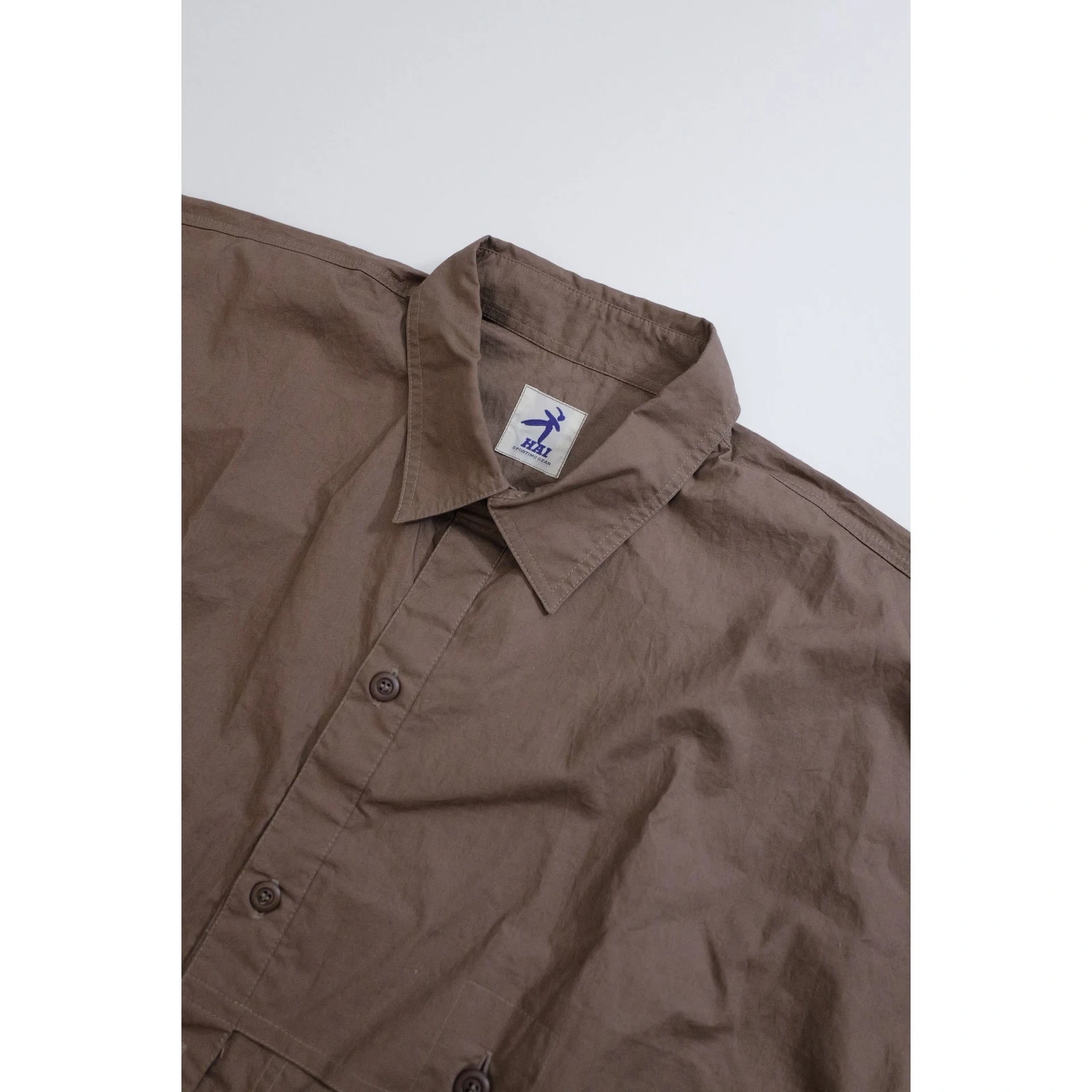 ISSEY MIYAKE Chemise Marron vintage, passéist — photo 2