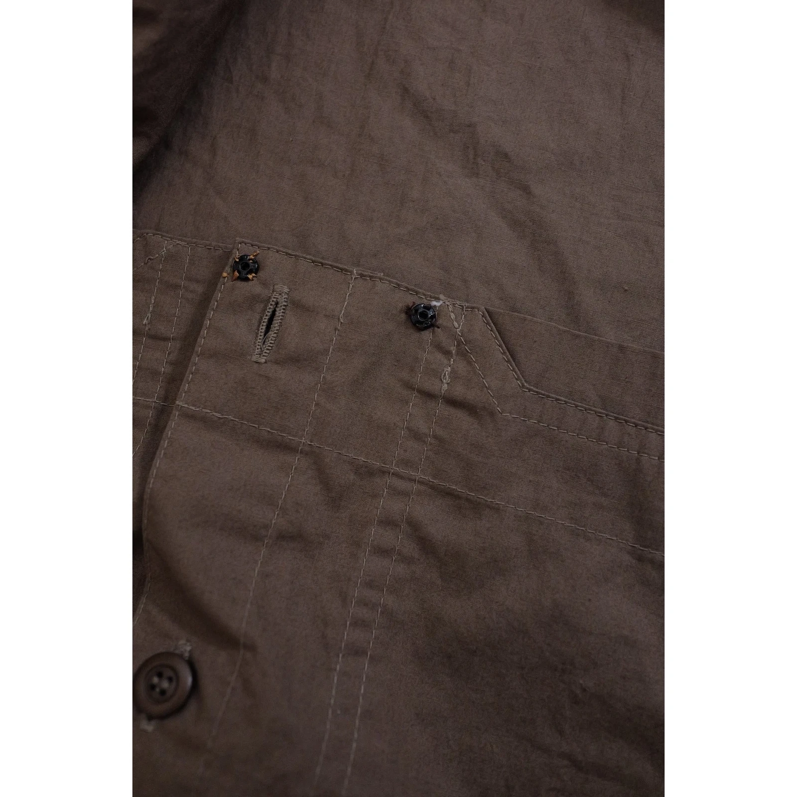 ISSEY MIYAKE Chemise Marron vintage, passéist — photo 11