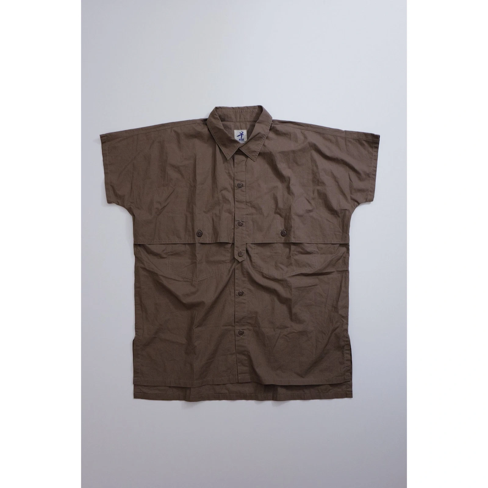 ISSEY MIYAKE Chemise Marron vintage, passéist — photo 6