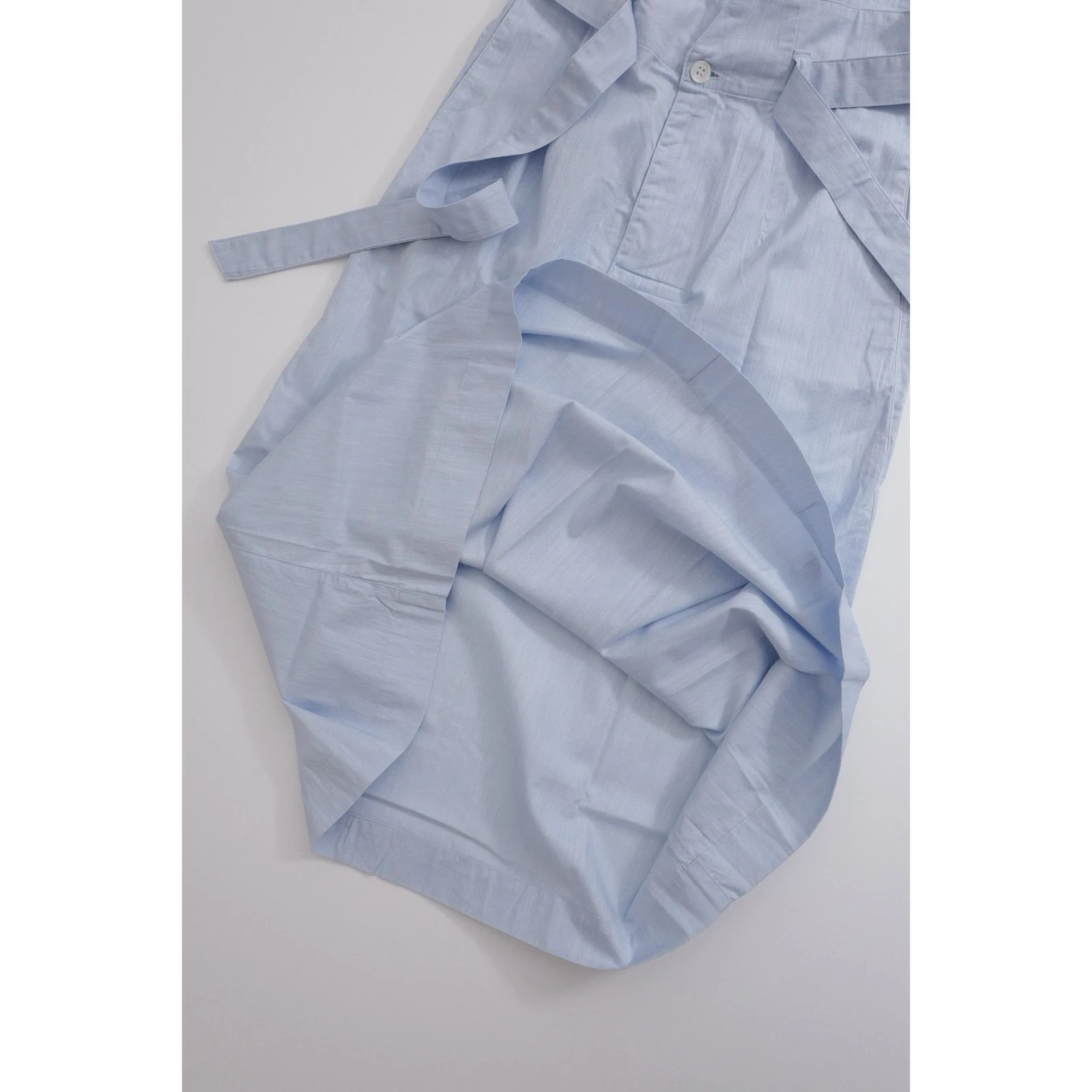 ISSEY MIYAKE Jupe longue Bleu vintage, passéist — photo 8
