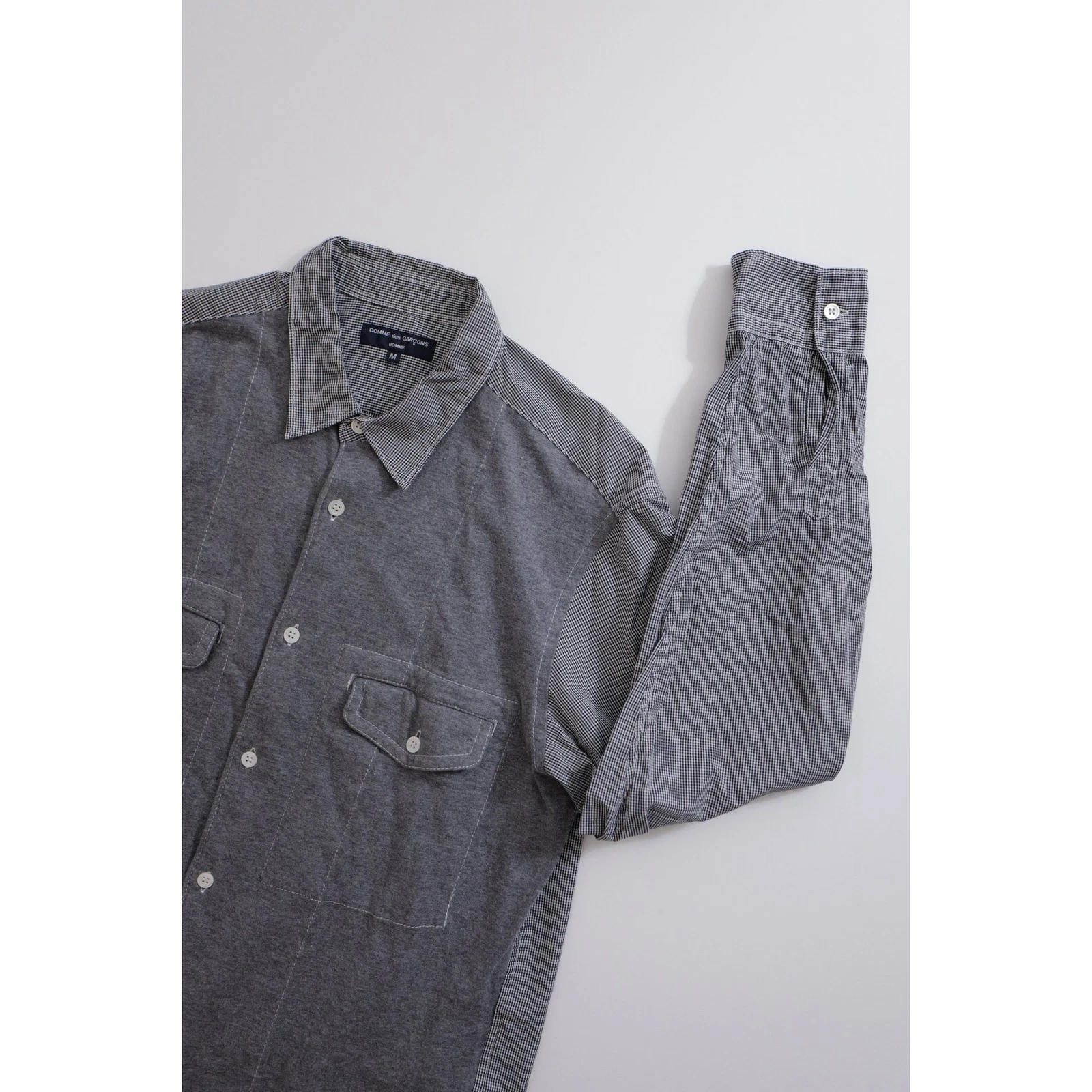 COMME DES GARÇONS Chemise Gris vintage, passéist — photo 2