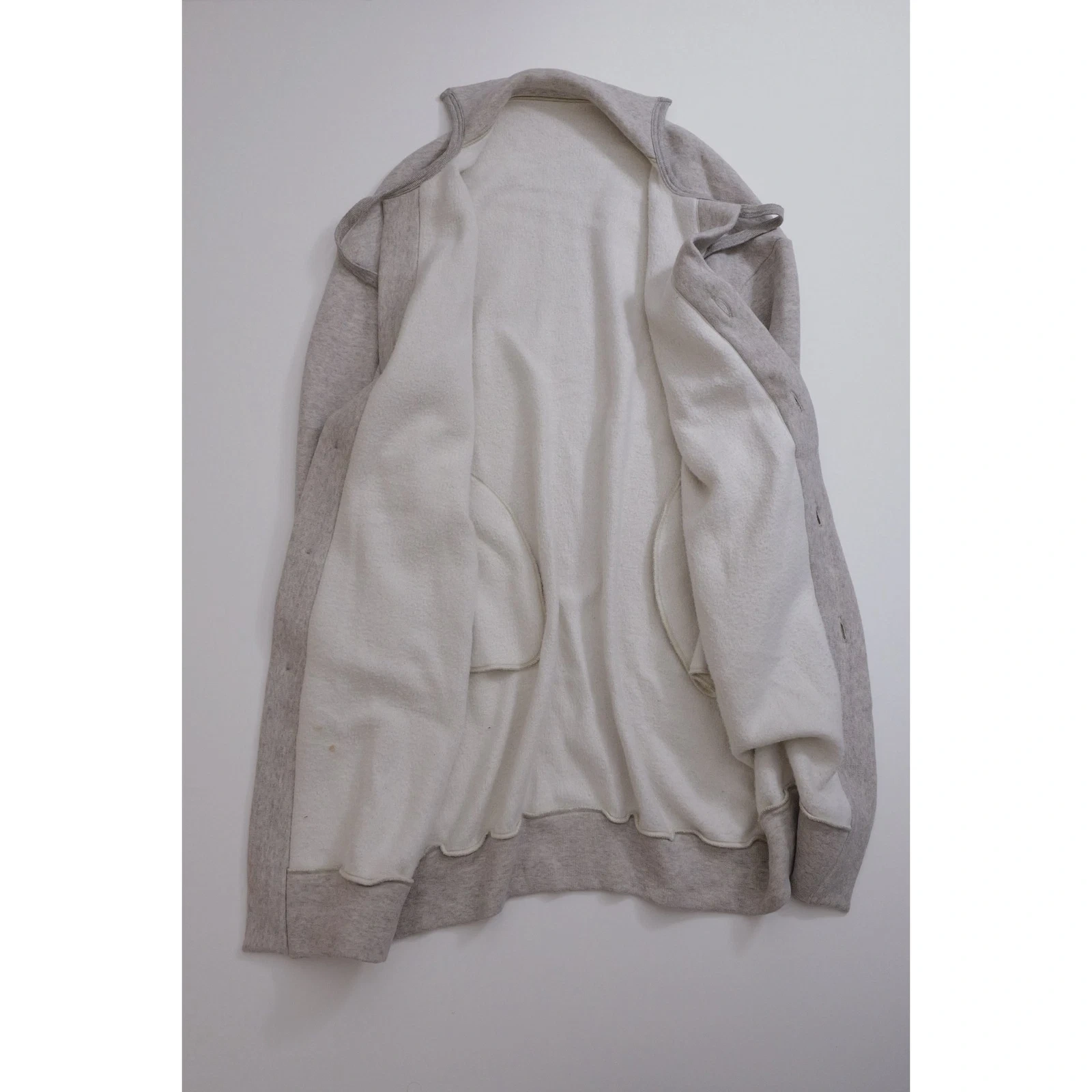 YOHJI YAMAMOTO Gilet long Beige vintage, passéist — photo 11
