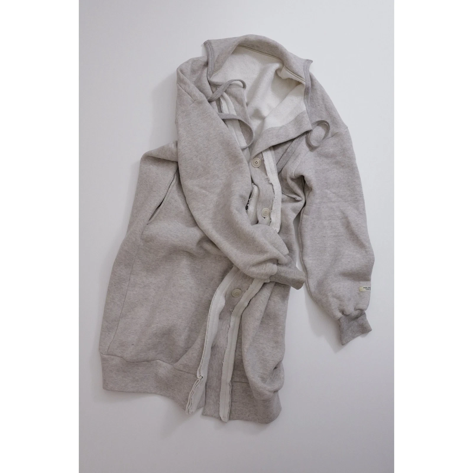 YOHJI YAMAMOTO Gilet long Beige vintage, passéist — photo 14
