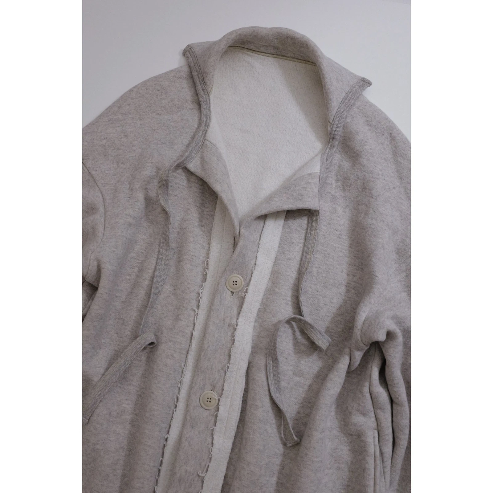 YOHJI YAMAMOTO Gilet long Beige vintage, passéist — photo 5