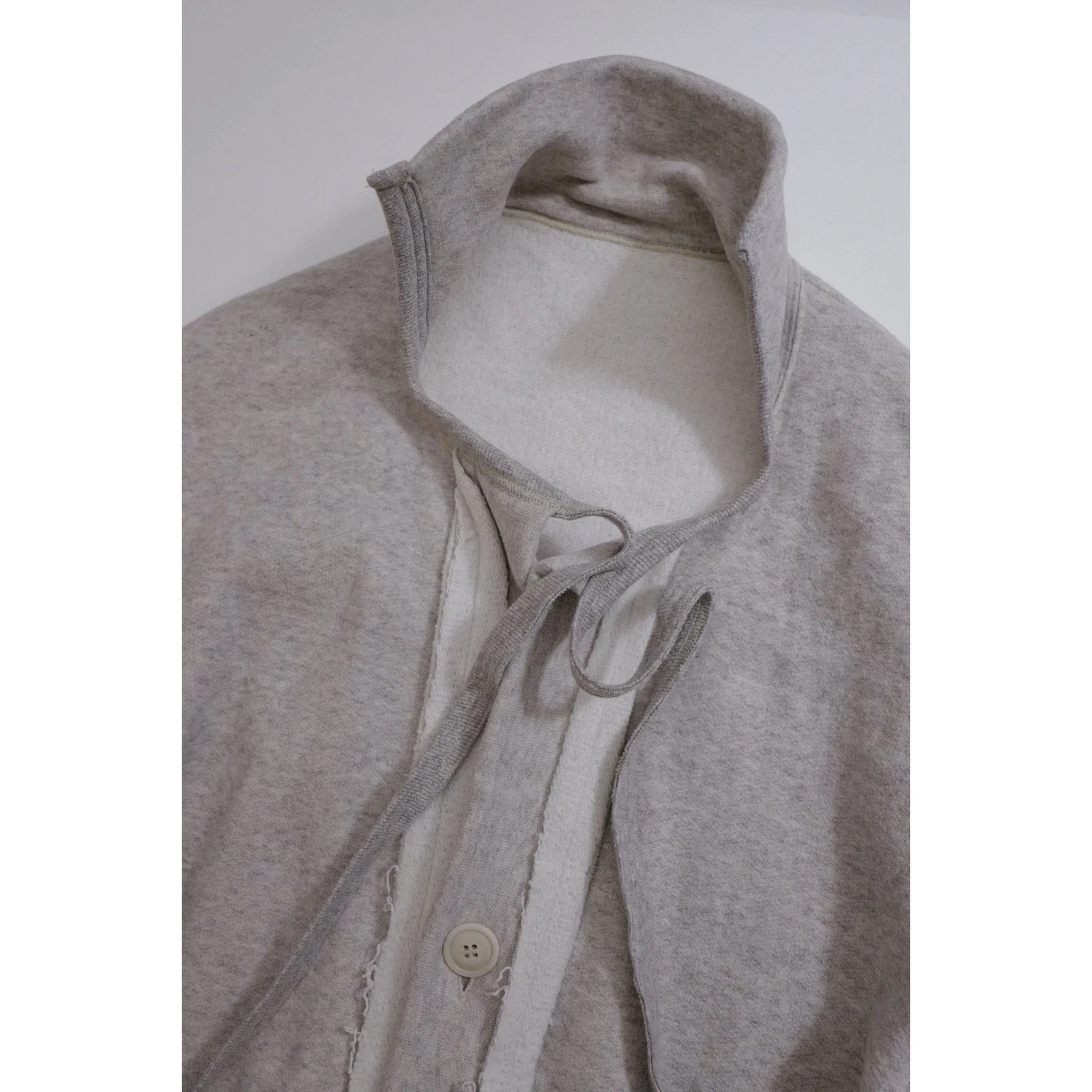YOHJI YAMAMOTO Gilet long Beige vintage, passéist — photo 10