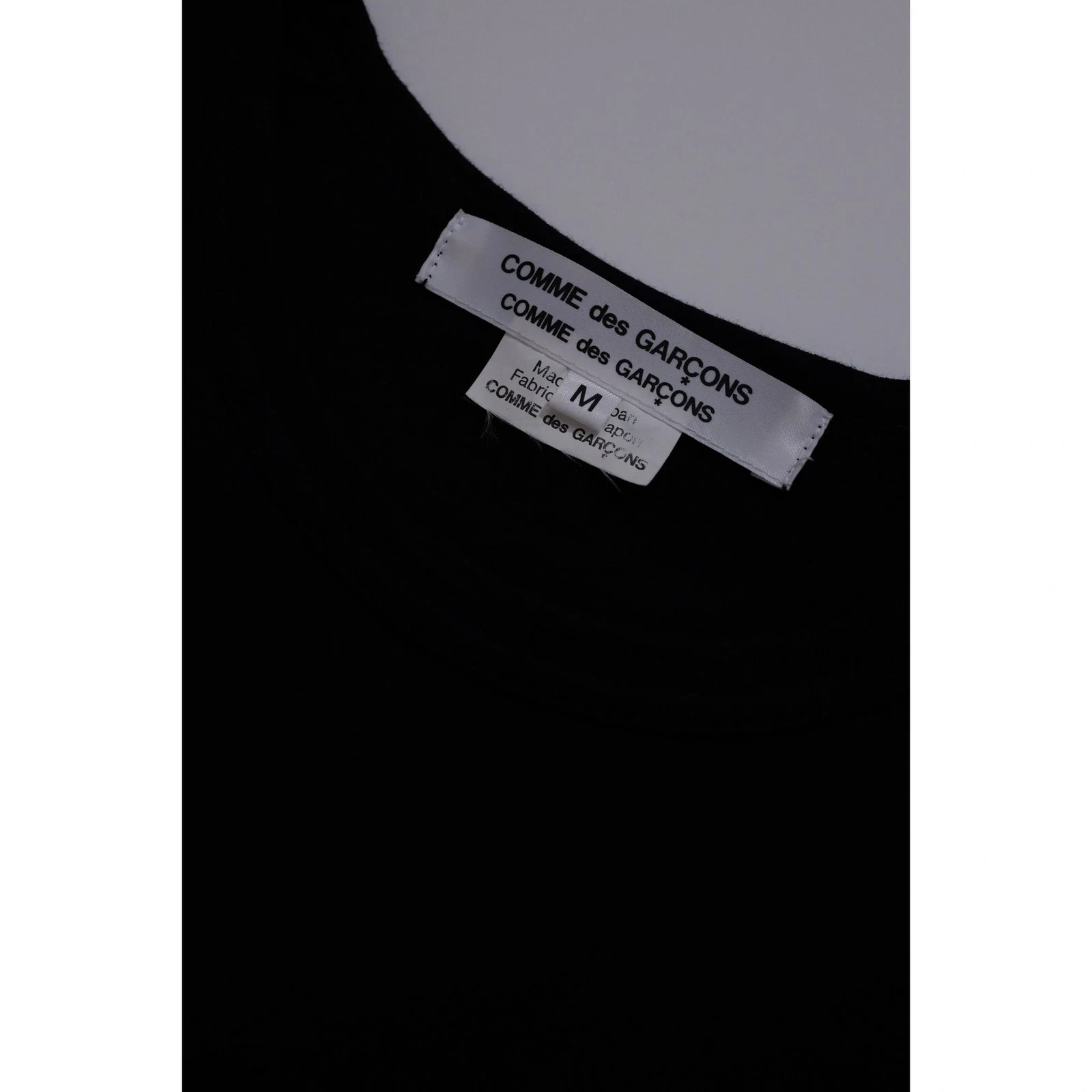 COMME DES GARÇONS Tee shirt Noir vintage, passéist — photo 6