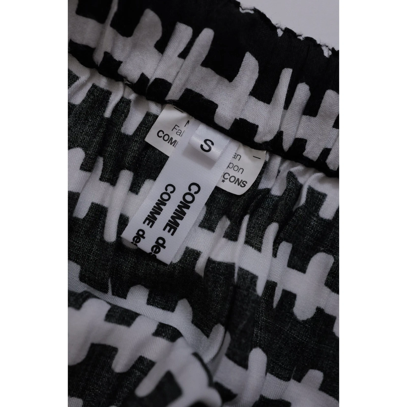 COMME DES GARÇONS Jupe mi-longue Noir vintage, passéist — photo 8