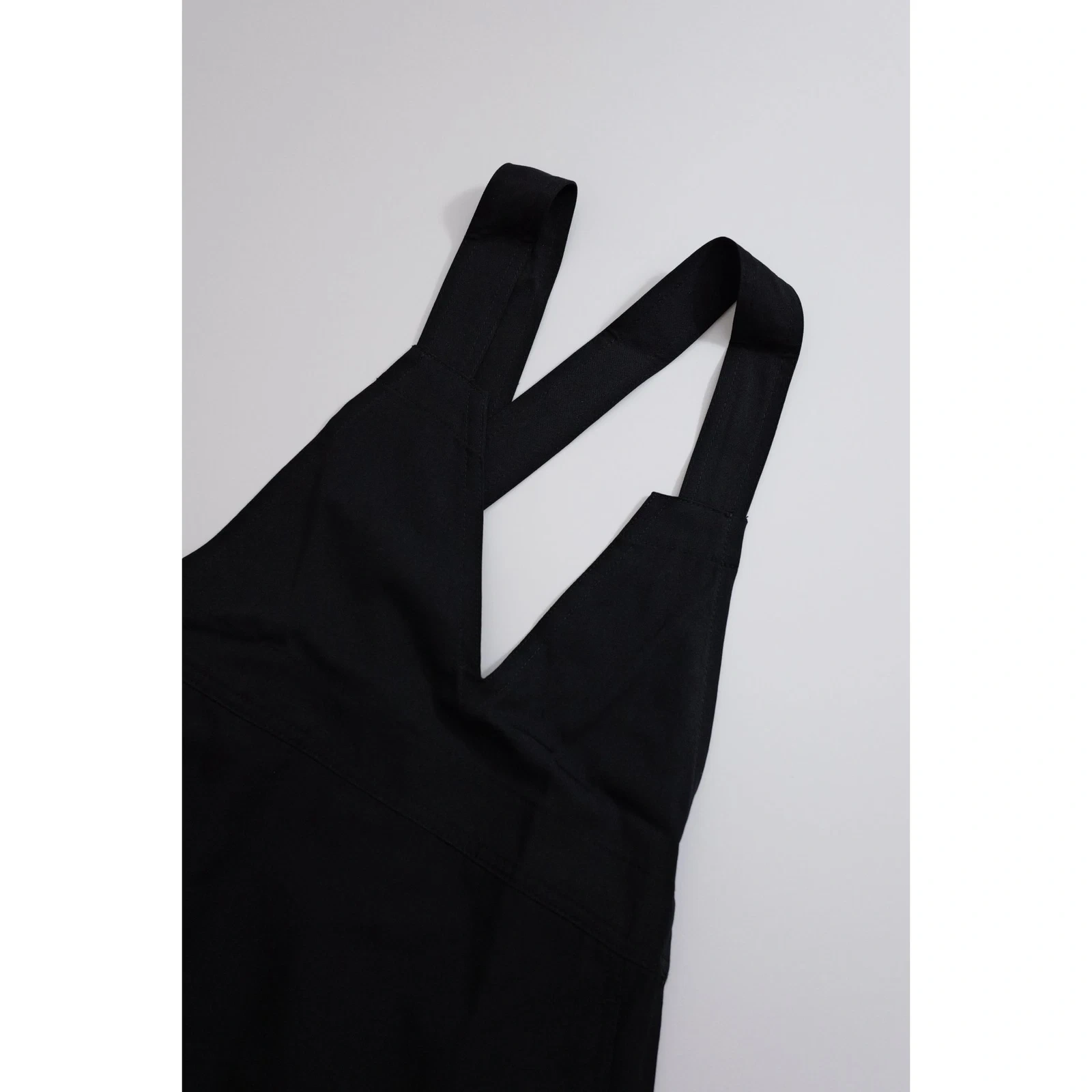 COMME DES GARÇONS Mini robe en laine Noir vintage, passéist — photo 2