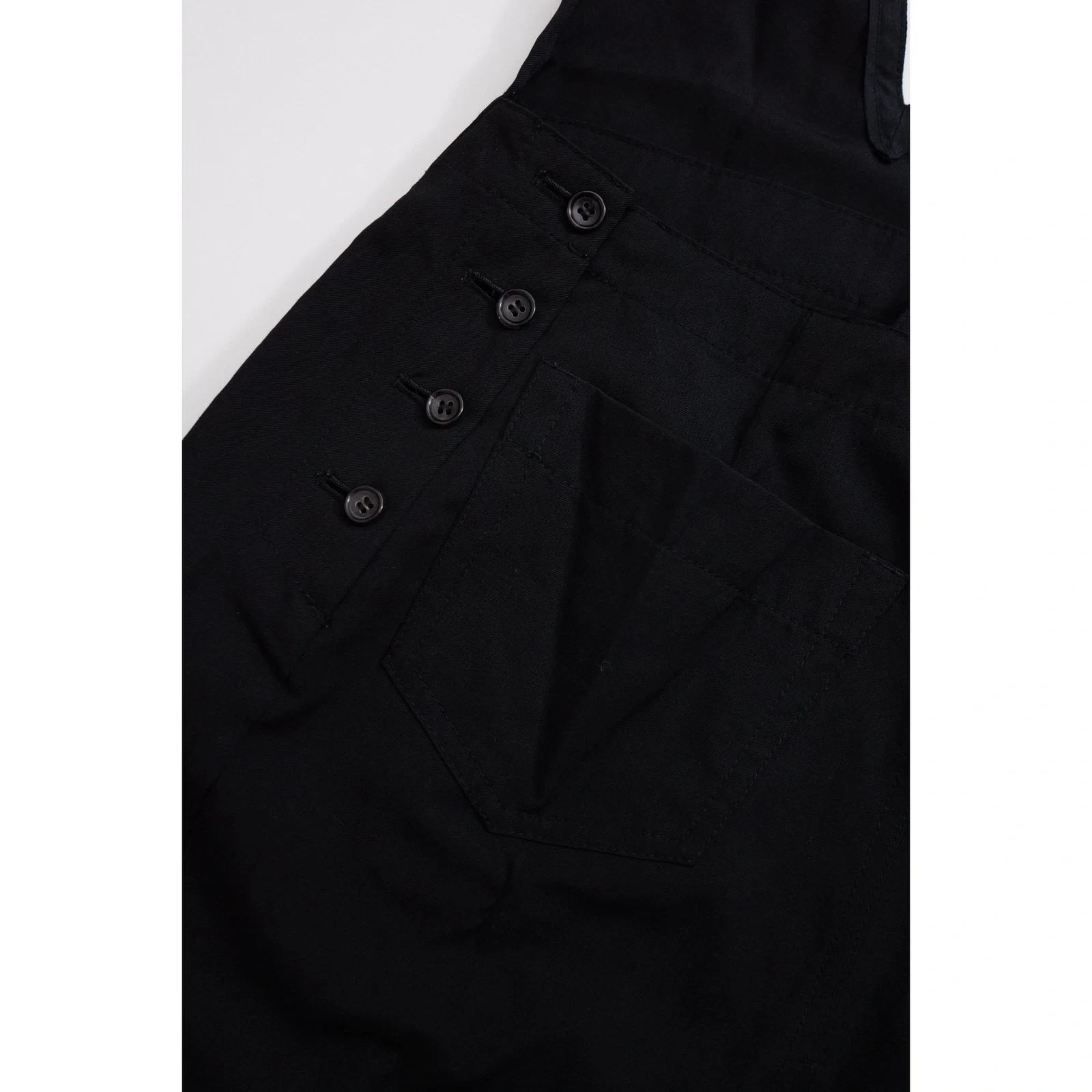 COMME DES GARÇONS Mini robe en laine Noir vintage, passéist — photo 8