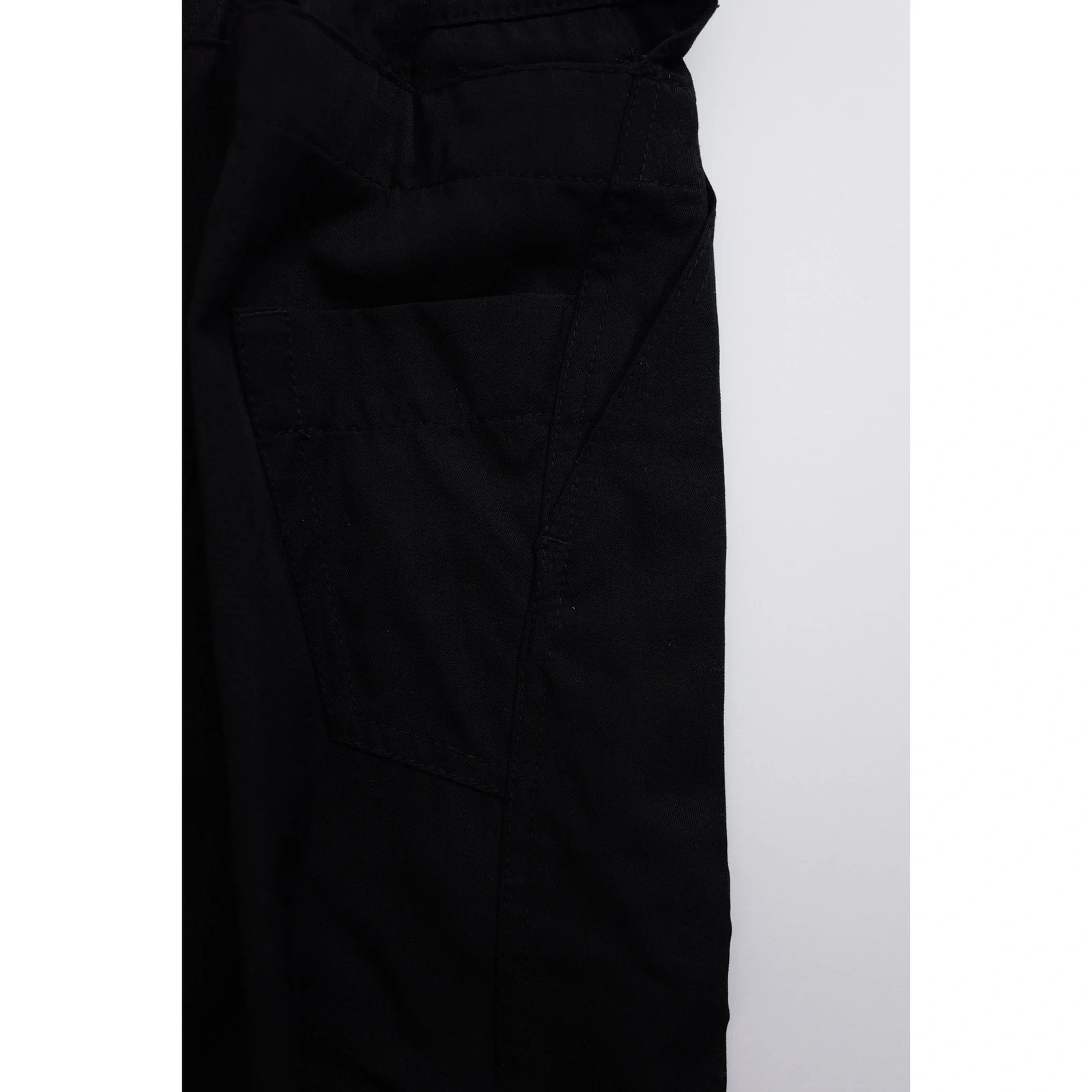 COMME DES GARÇONS Mini robe en laine Noir vintage, passéist — photo 9