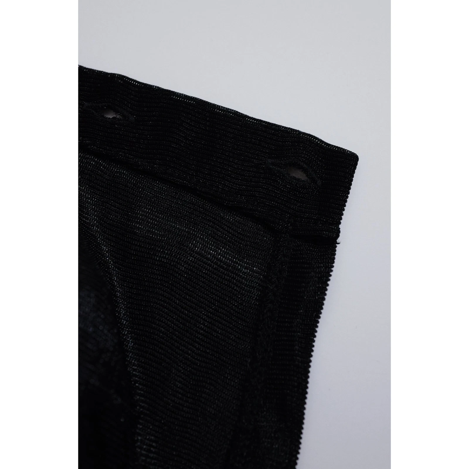 YOHJI YAMAMOTO Robe mi-longue Noir vintage, passéist — photo 5