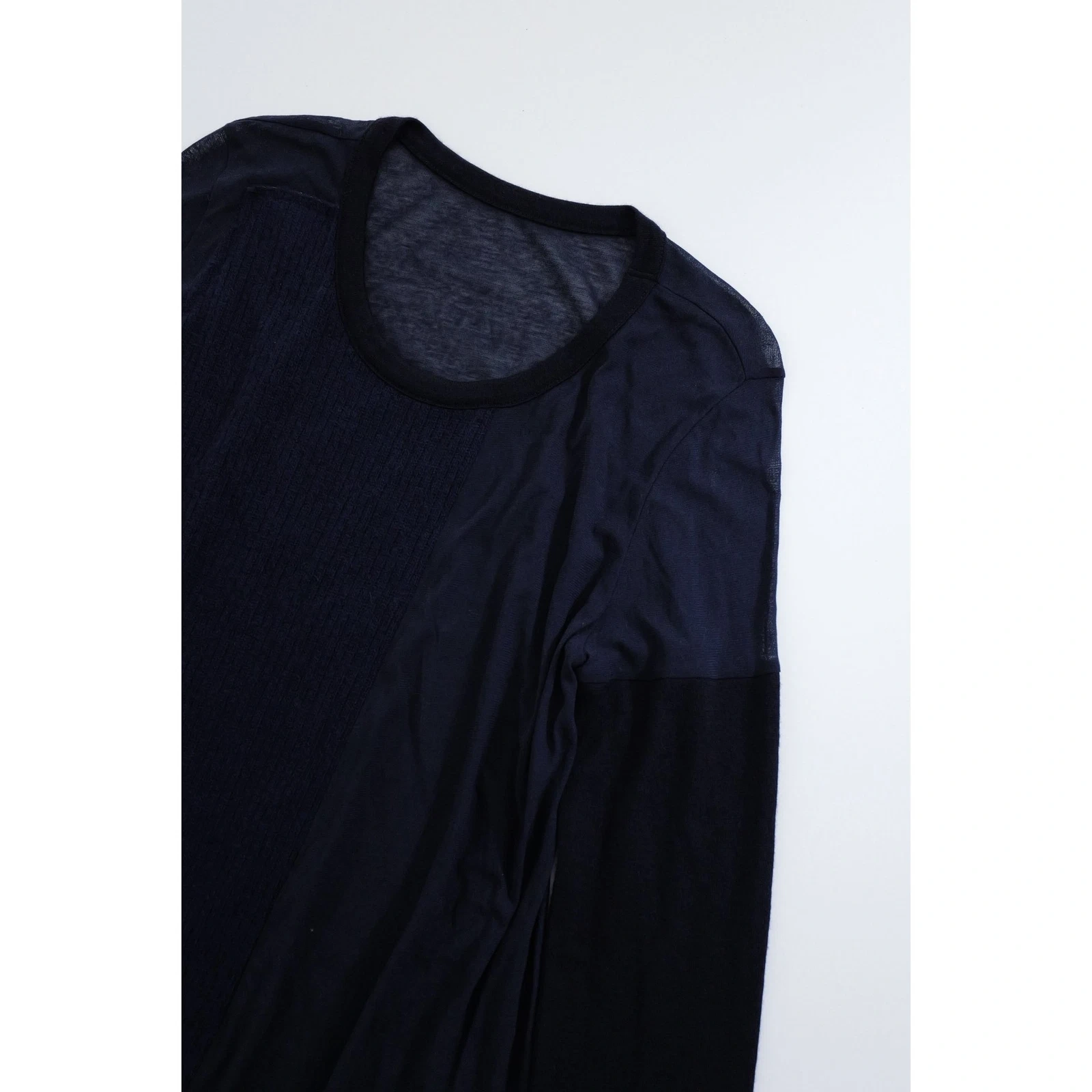 YOHJI YAMAMOTO Tunique Marine vintage, passéist — photo 2