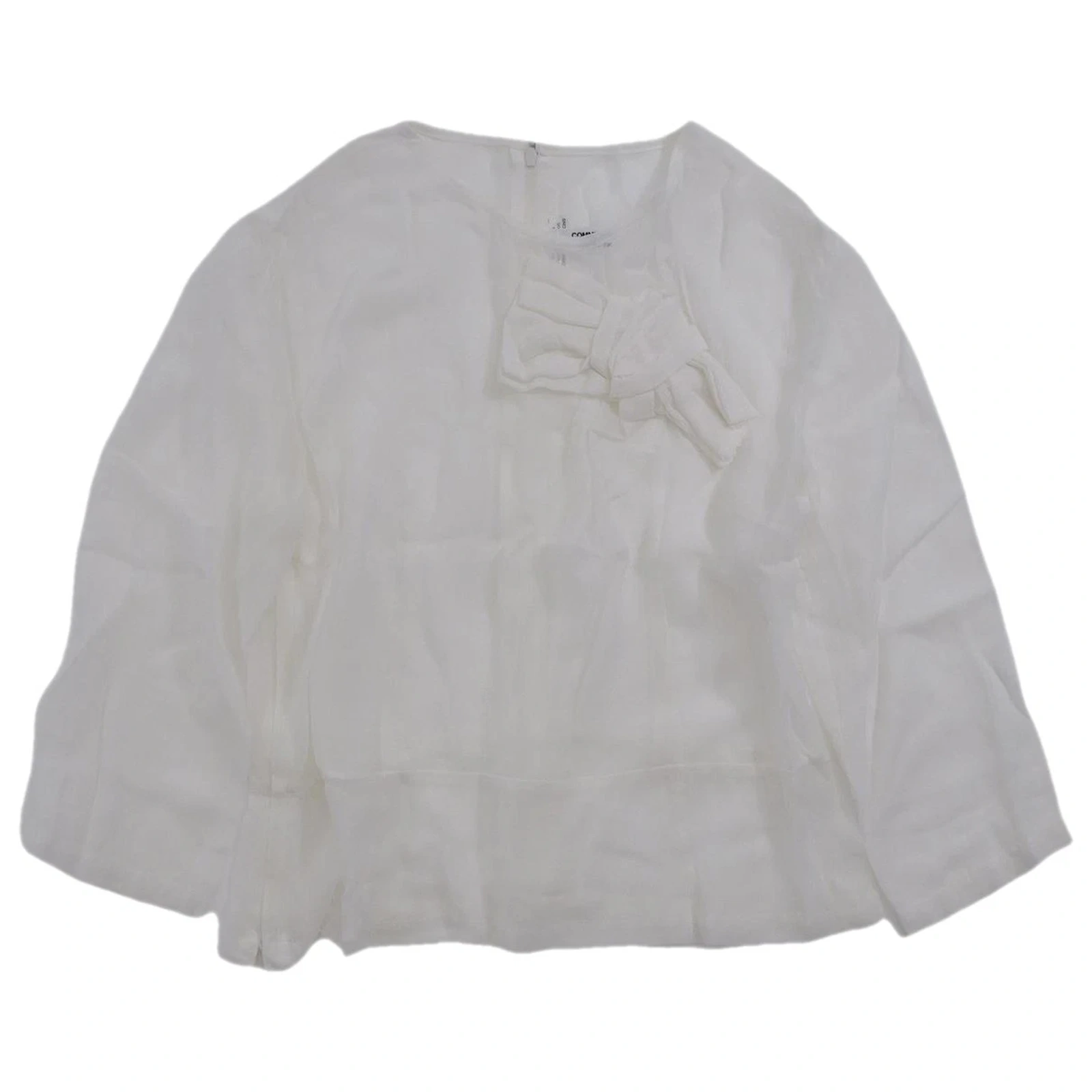 COMME DES GARÇONS Blouse Blanc vintage, passéist — photo 1