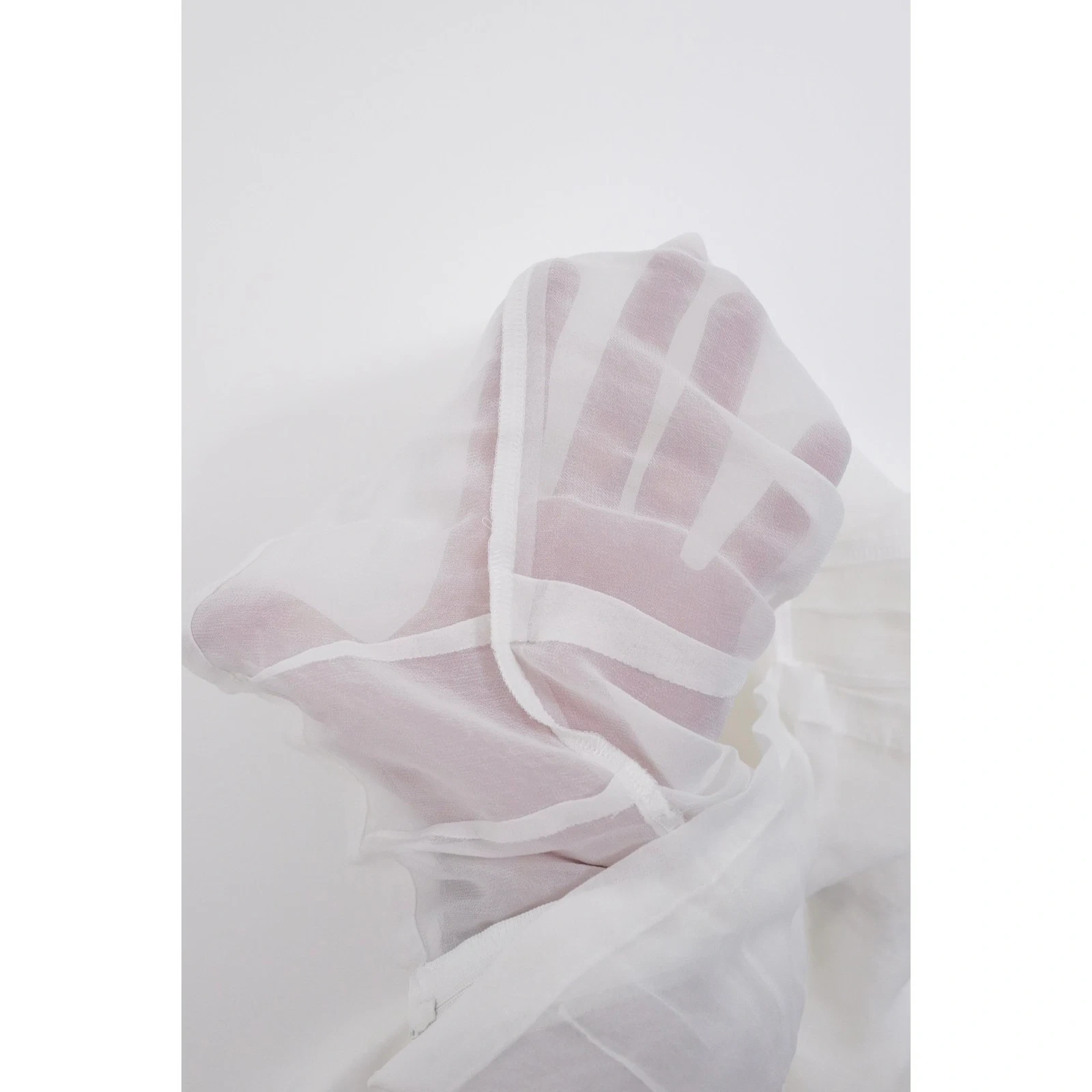 COMME DES GARÇONS Blouse Blanc vintage, passéist — photo 13