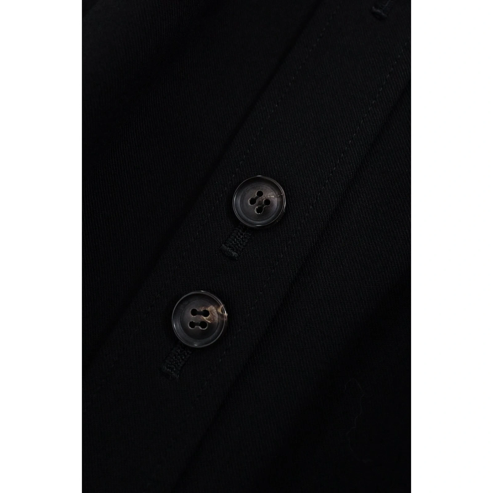 YOHJI YAMAMOTO Jupe longue en laine Noir vintage, passéist — photo 5