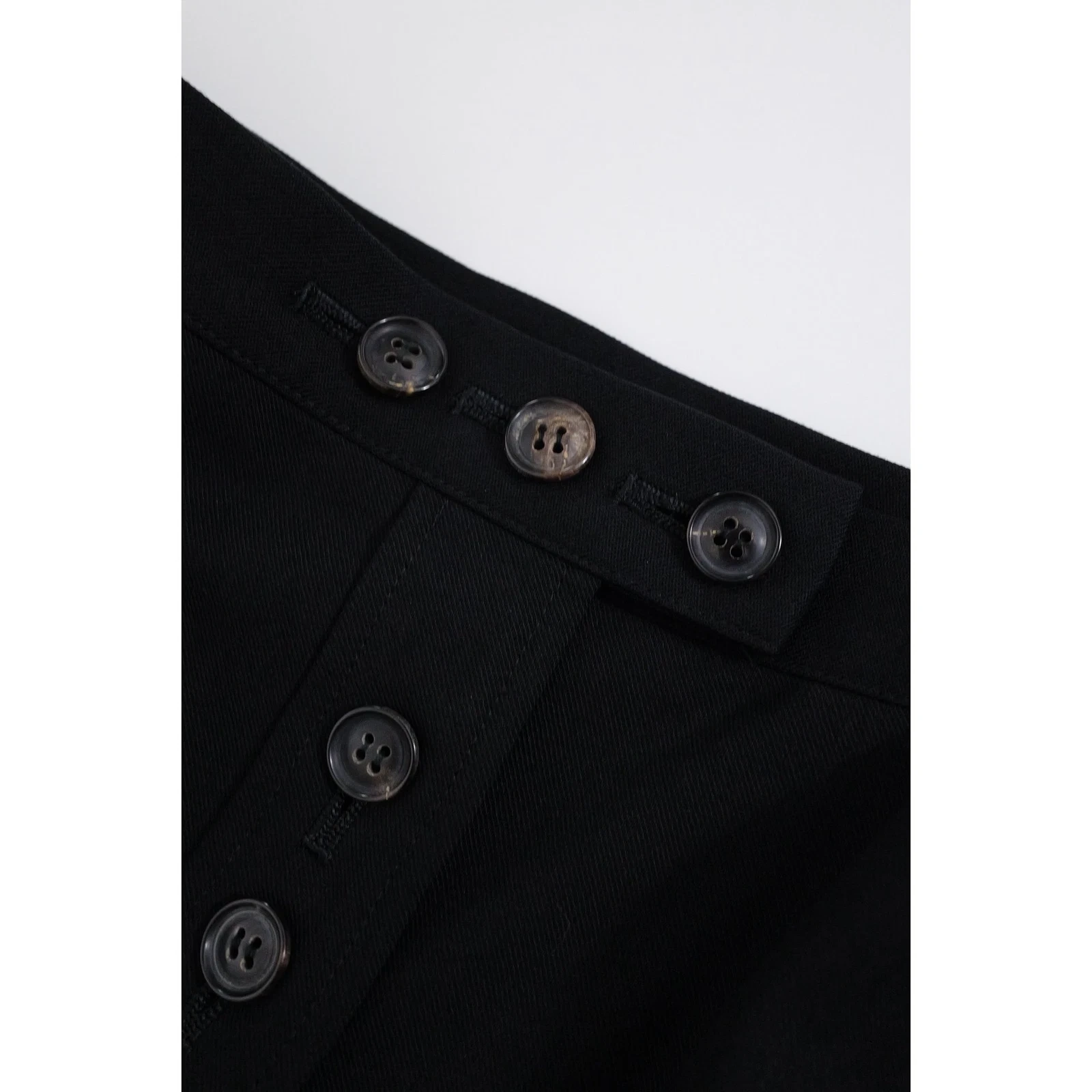 YOHJI YAMAMOTO Jupe longue en laine Noir vintage, passéist — photo 6