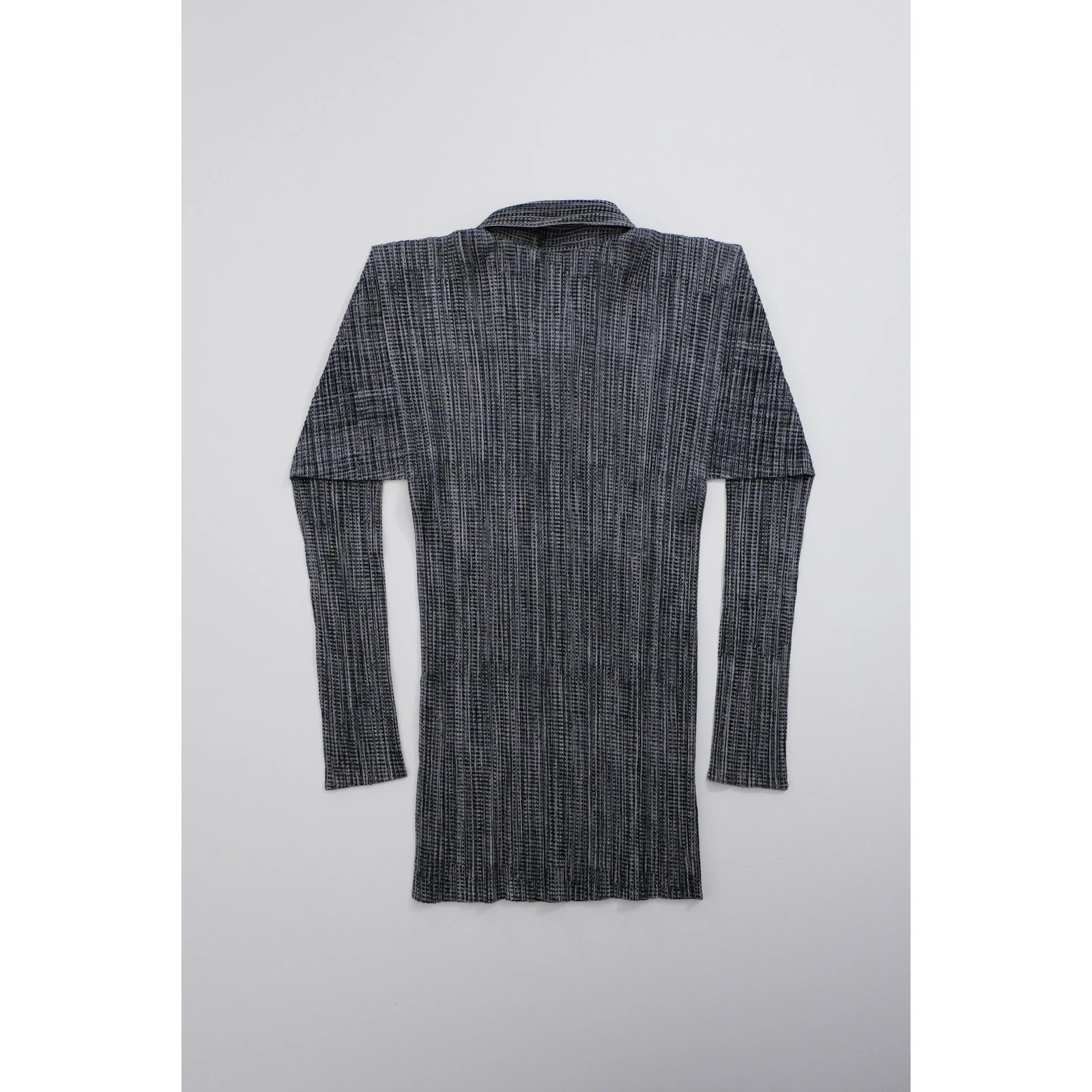 ISSEY MIYAKE Blouse Gris vintage, passéist — photo 11