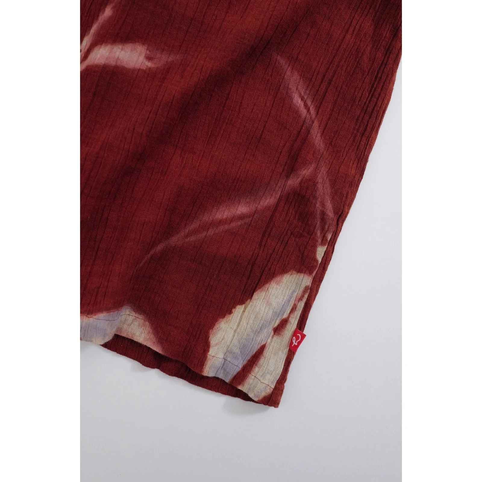 ISSEY MIYAKE Chemise Bordeaux vintage, passéist — photo 4