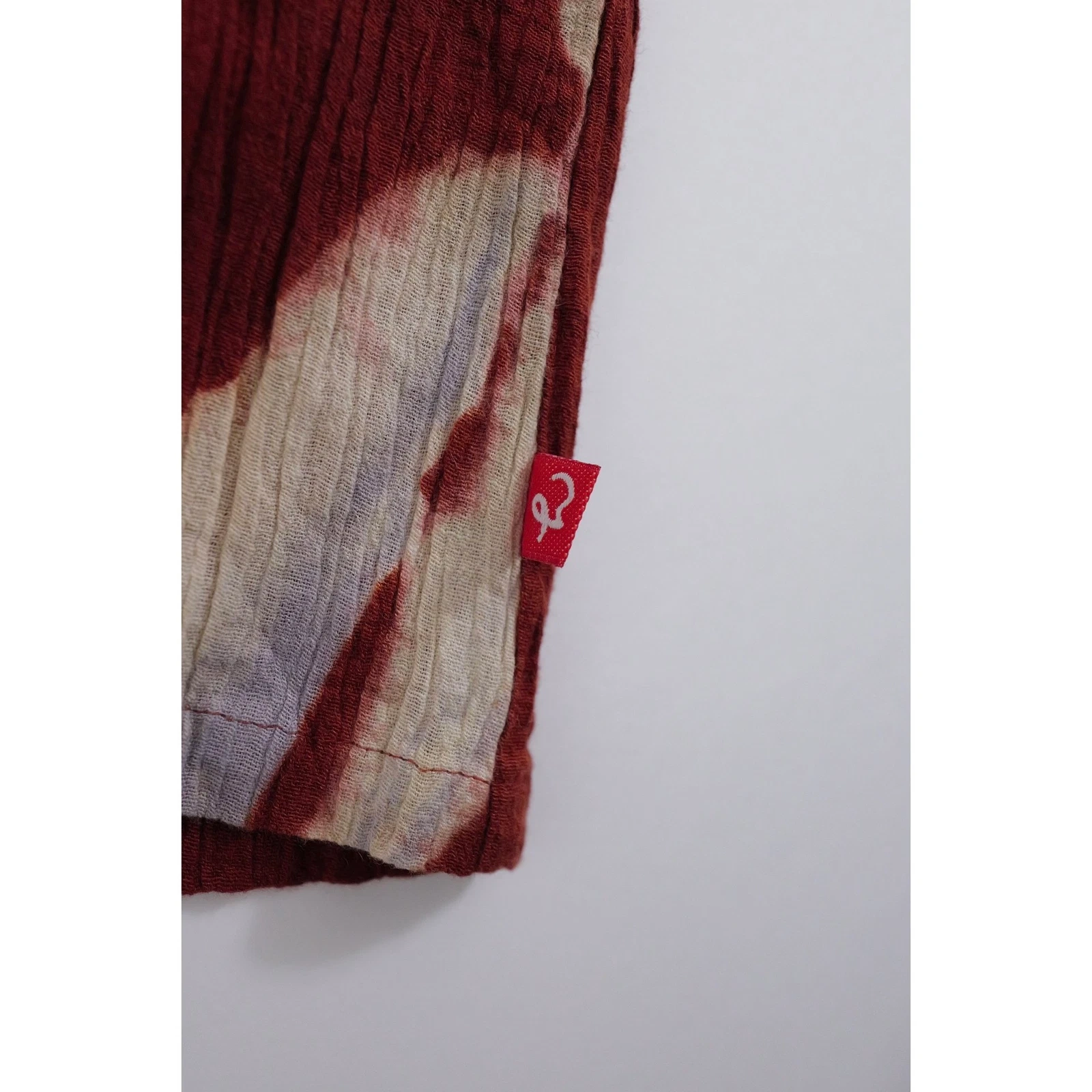 ISSEY MIYAKE Chemise Bordeaux vintage, passéist — photo 6