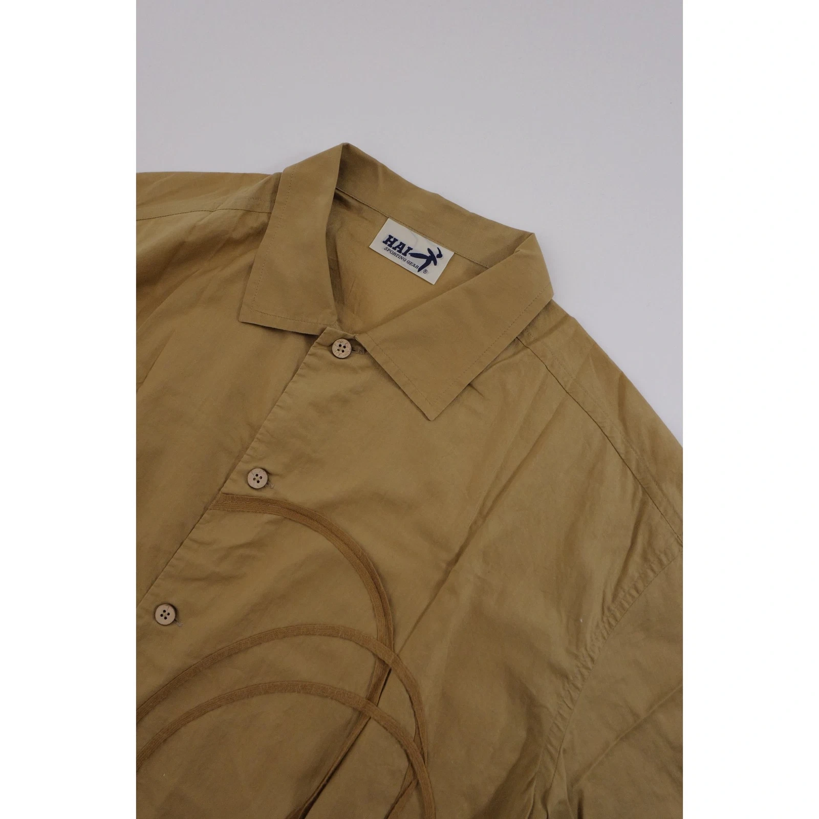 ISSEY MIYAKE Chemise Camel vintage, passéist — photo 2
