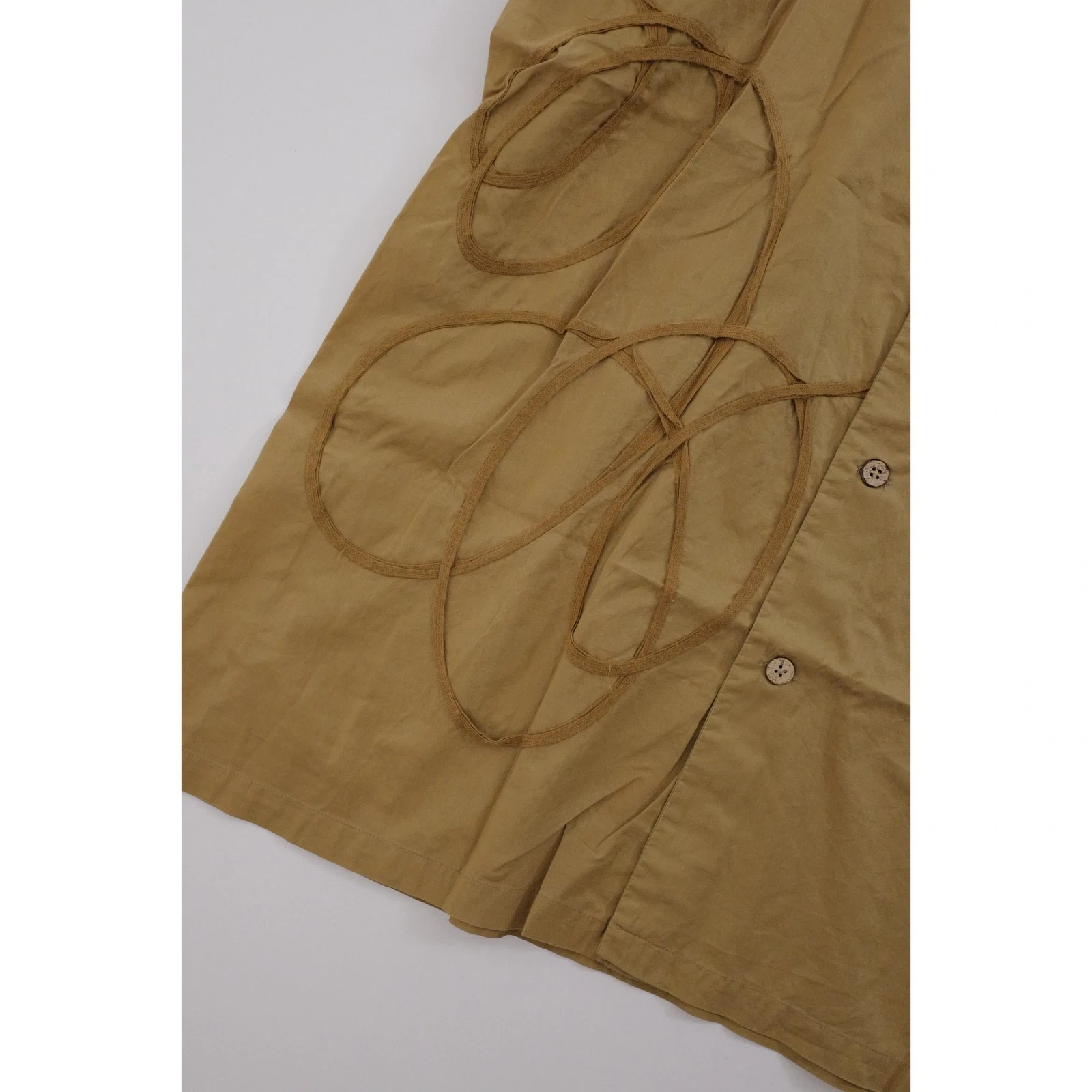 ISSEY MIYAKE Chemise Camel vintage, passéist — photo 3