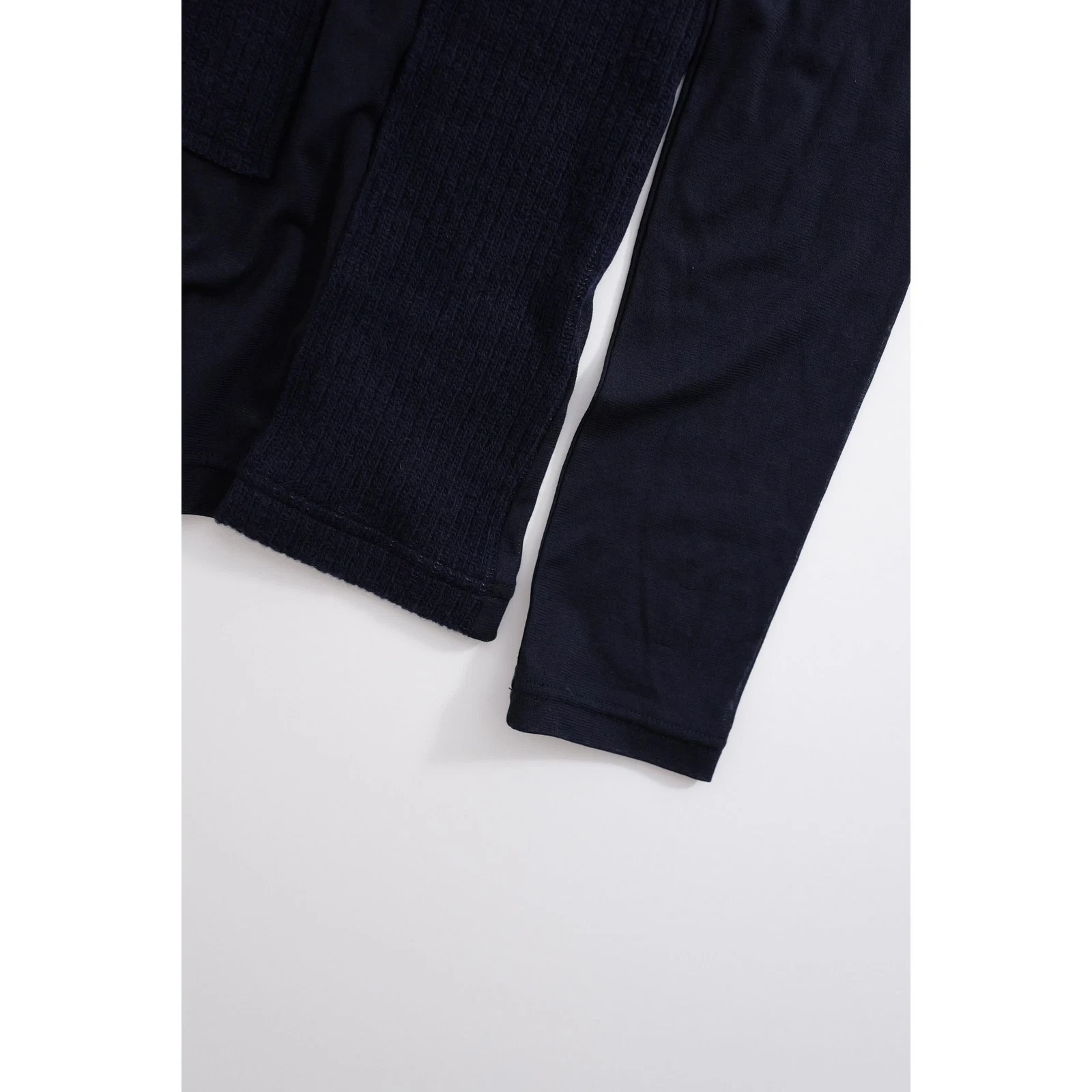 YOHJI YAMAMOTO Tee shirt en laine Marine vintage, passéist — photo 3