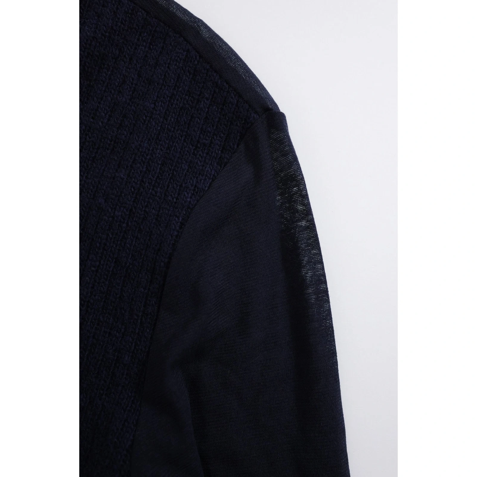 YOHJI YAMAMOTO Tee shirt en laine Marine vintage, passéist — photo 6