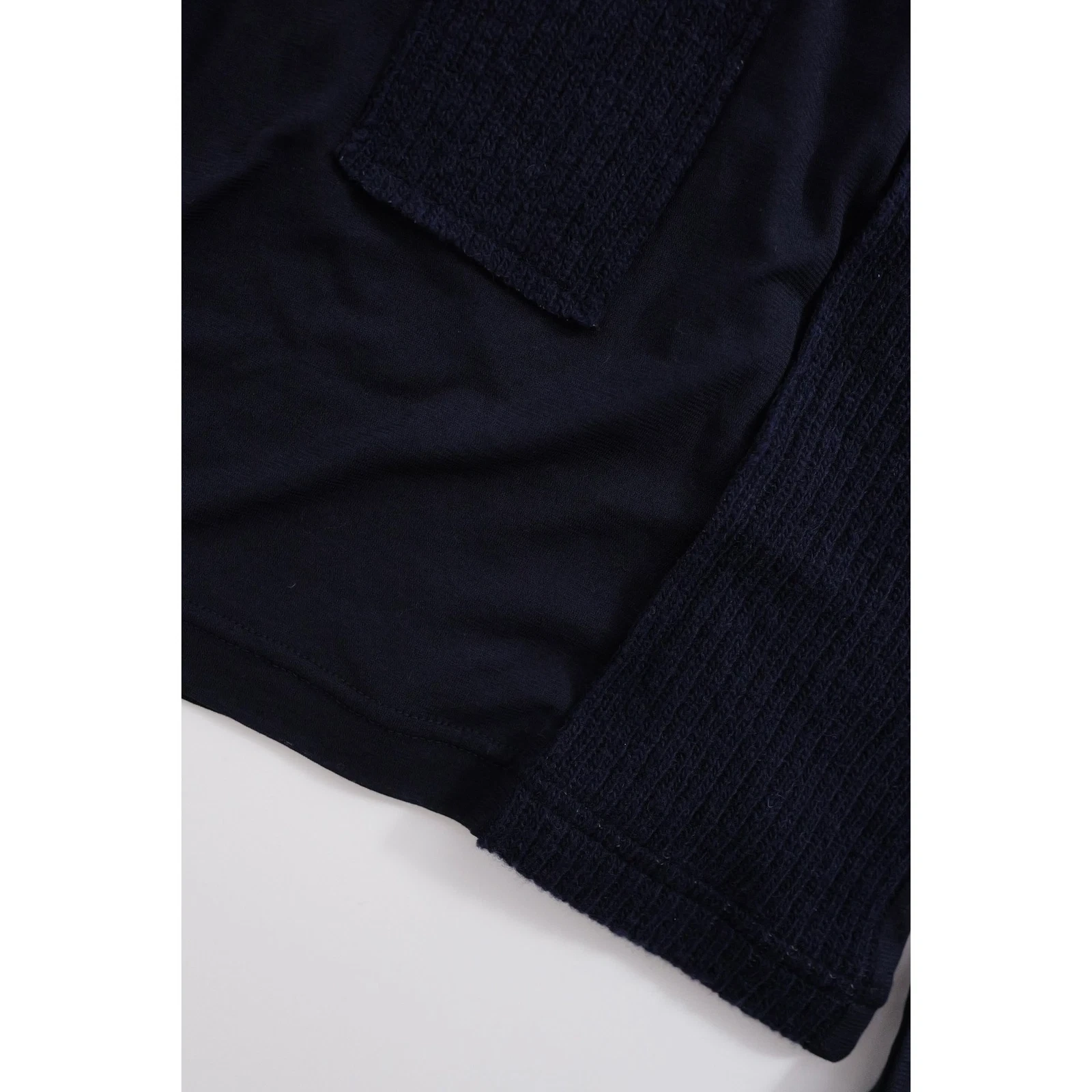 YOHJI YAMAMOTO Tee shirt en laine Marine vintage, passéist — photo 7