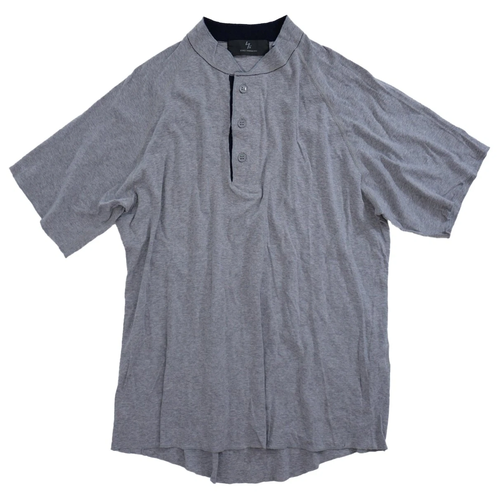 YOHJI YAMAMOTO Polo Gris vintage, passéist — photo 1