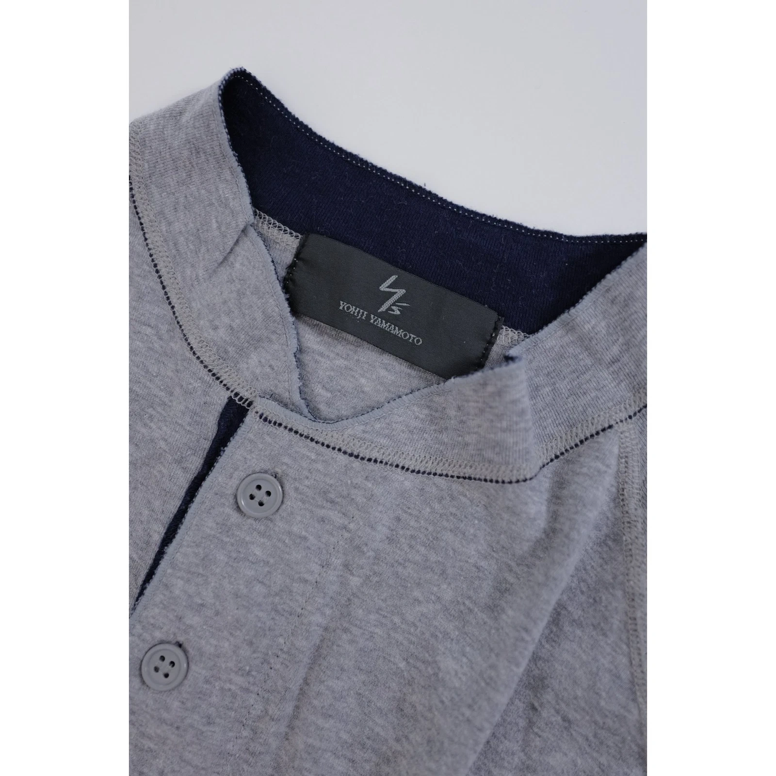 YOHJI YAMAMOTO Polo Gris vintage, passéist — photo 5
