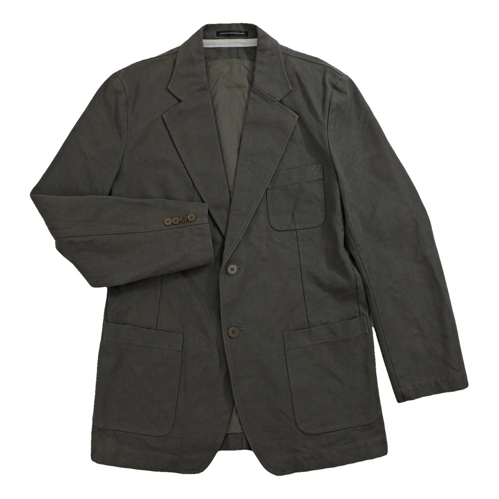 YOHJI YAMAMOTO Veste Kaki vintage, passéist — photo 1