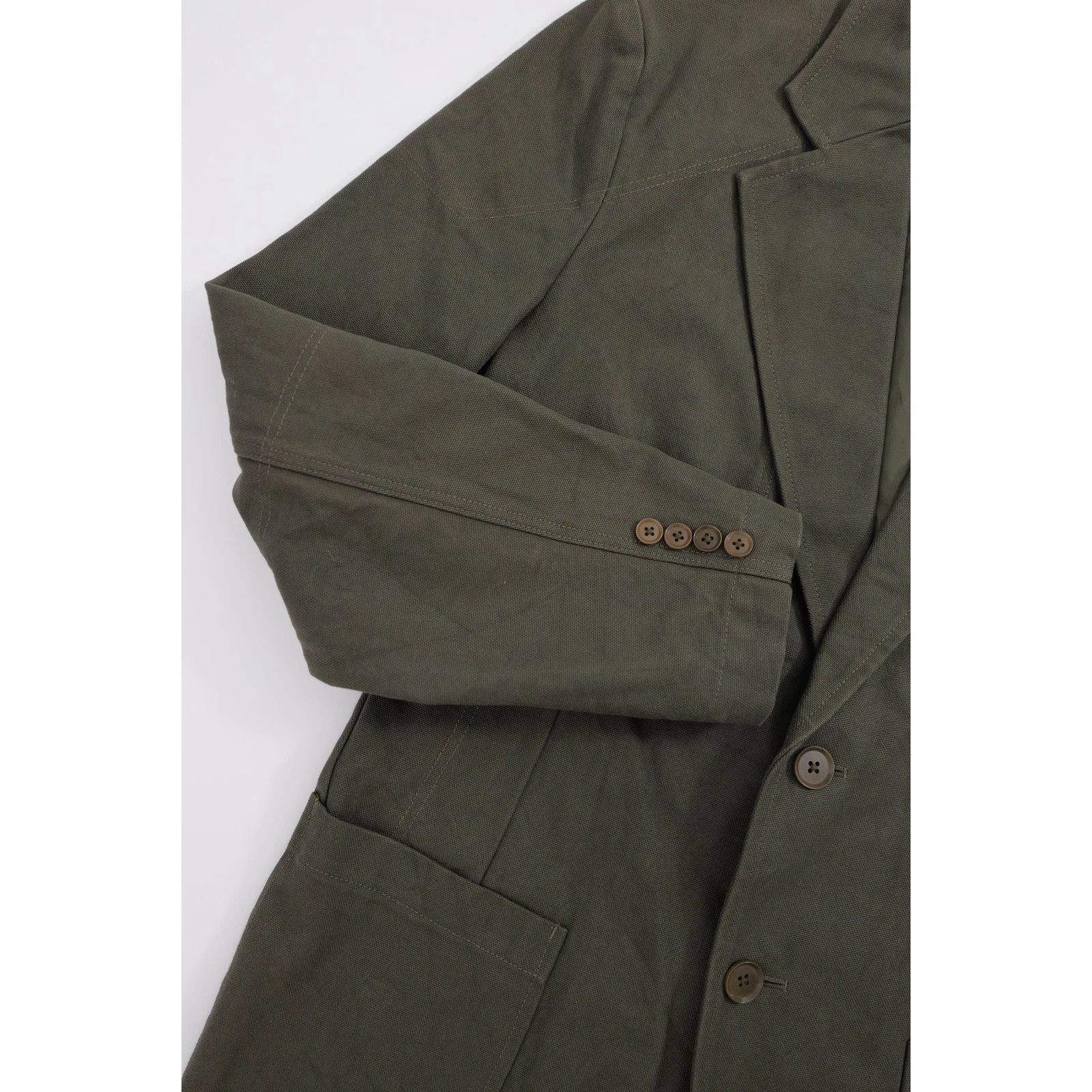 YOHJI YAMAMOTO Veste Kaki vintage, passéist — photo 3